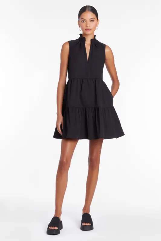 Sleeveless Saffron Dress in Cotton Taffeta sold by Amanda Uprichard