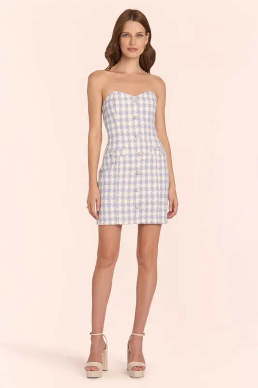 Teagan Dress in Lennox Tweed sold by Amanda Uprichard