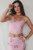 DEAL Keep My Promises Purple Floral Corset sold by Amazing Lace