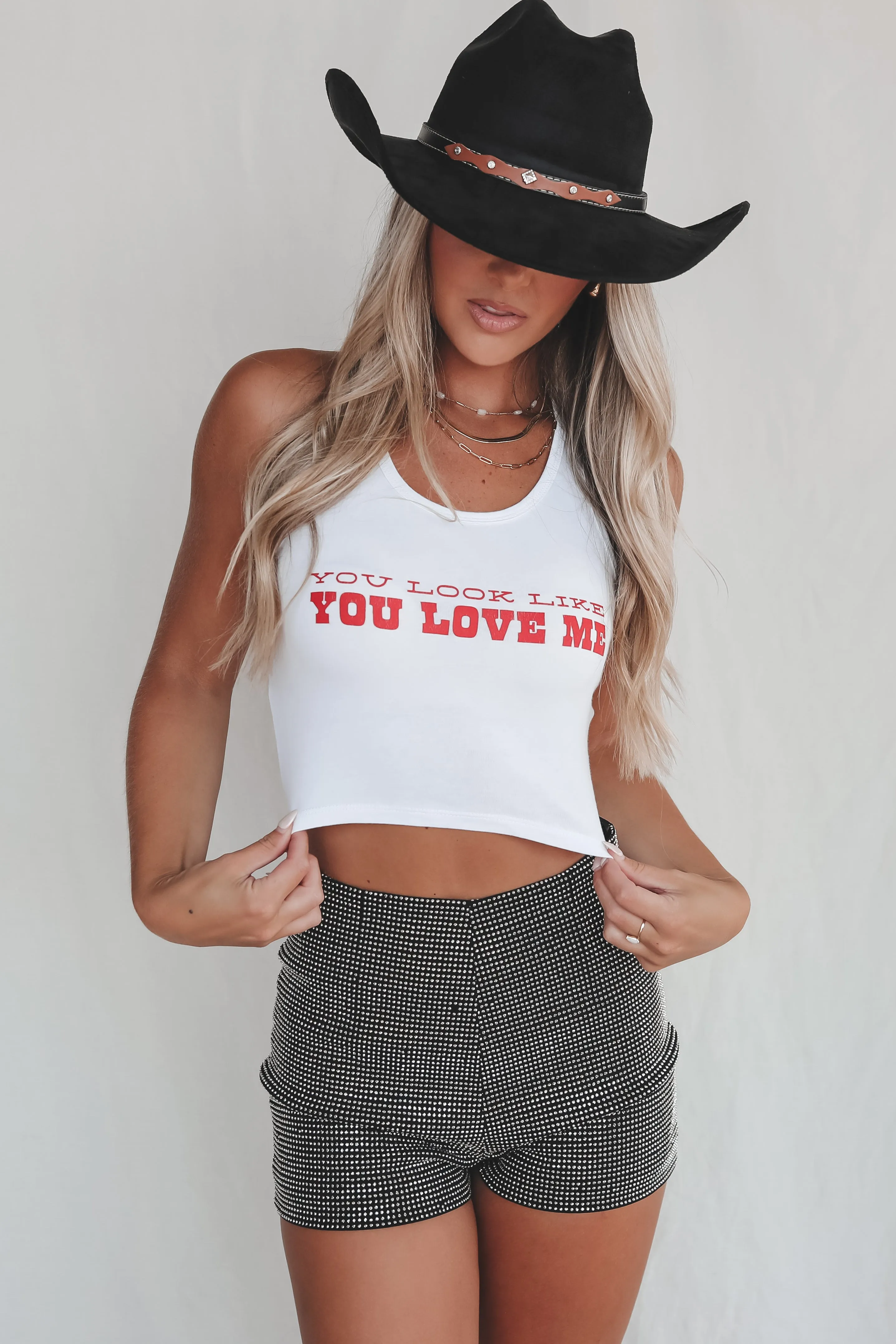 You Look Like You Love Me Graphic Tank sold by Amazing Lace product image thumbnail 3