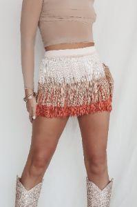 DEAL Night Out On The Town Fringe Mini Skirt sold by Amazing Lace