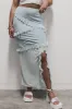 DEAL Blown In With Wind Mesh Maxi Skirt sold by Amazing Lace