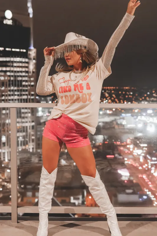 Cupid Find Me A Cowboy Graphic Tee sold by Amazing Lace