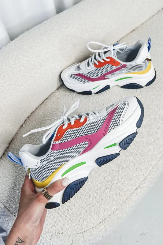 STEVE MADDEN Bright Multi Possession Sneaker sold by Amazing Lace