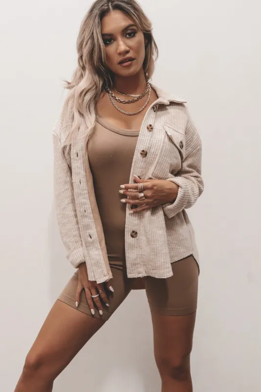 SAGE THE LABEL Change Like The Weather Shacket sold by Amazing Lace