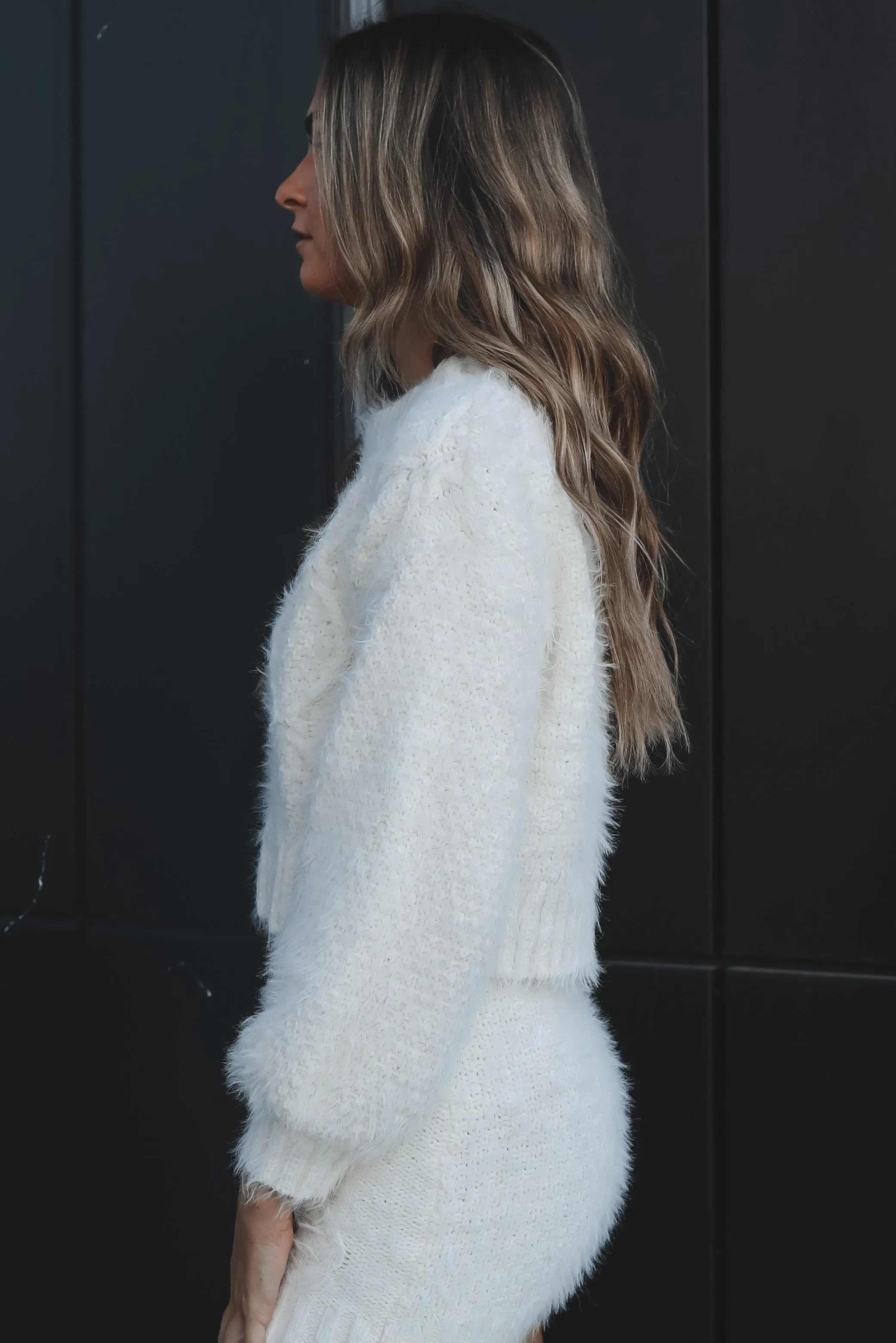 DEAL Love At First Snow Fall Cropped Sweater Top sold by Amazing Lace product image thumbnail 4