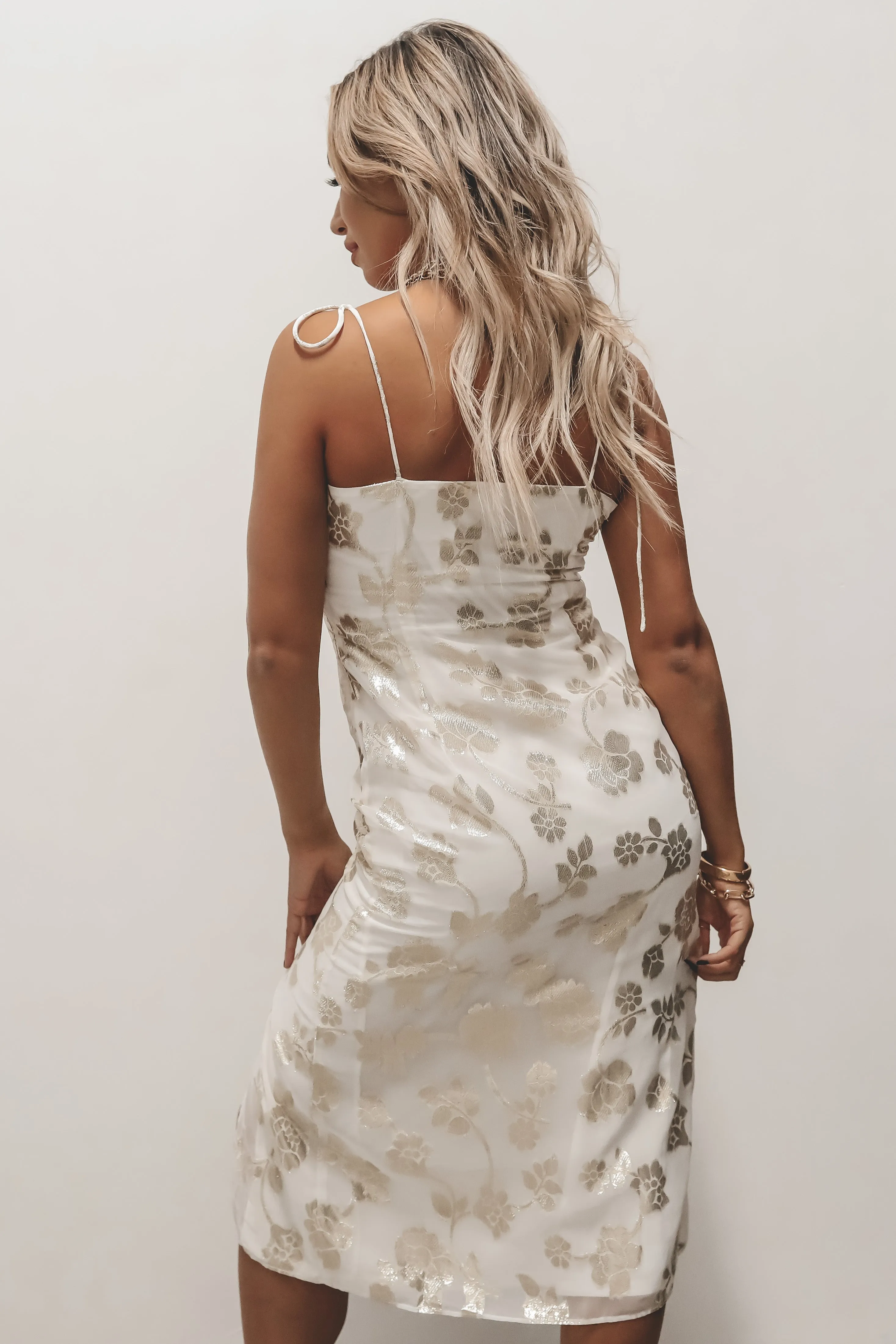 SAGE THE LABEL Afterglow Luxe Midi Slip Dress sold by Amazing Lace product image thumbnail 4