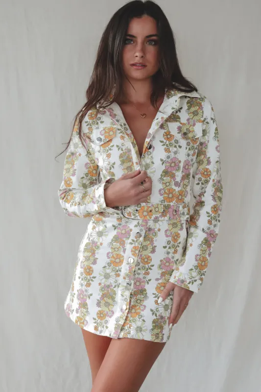 Friends Till The End Floral Button Up Dress sold by Amazing Lace