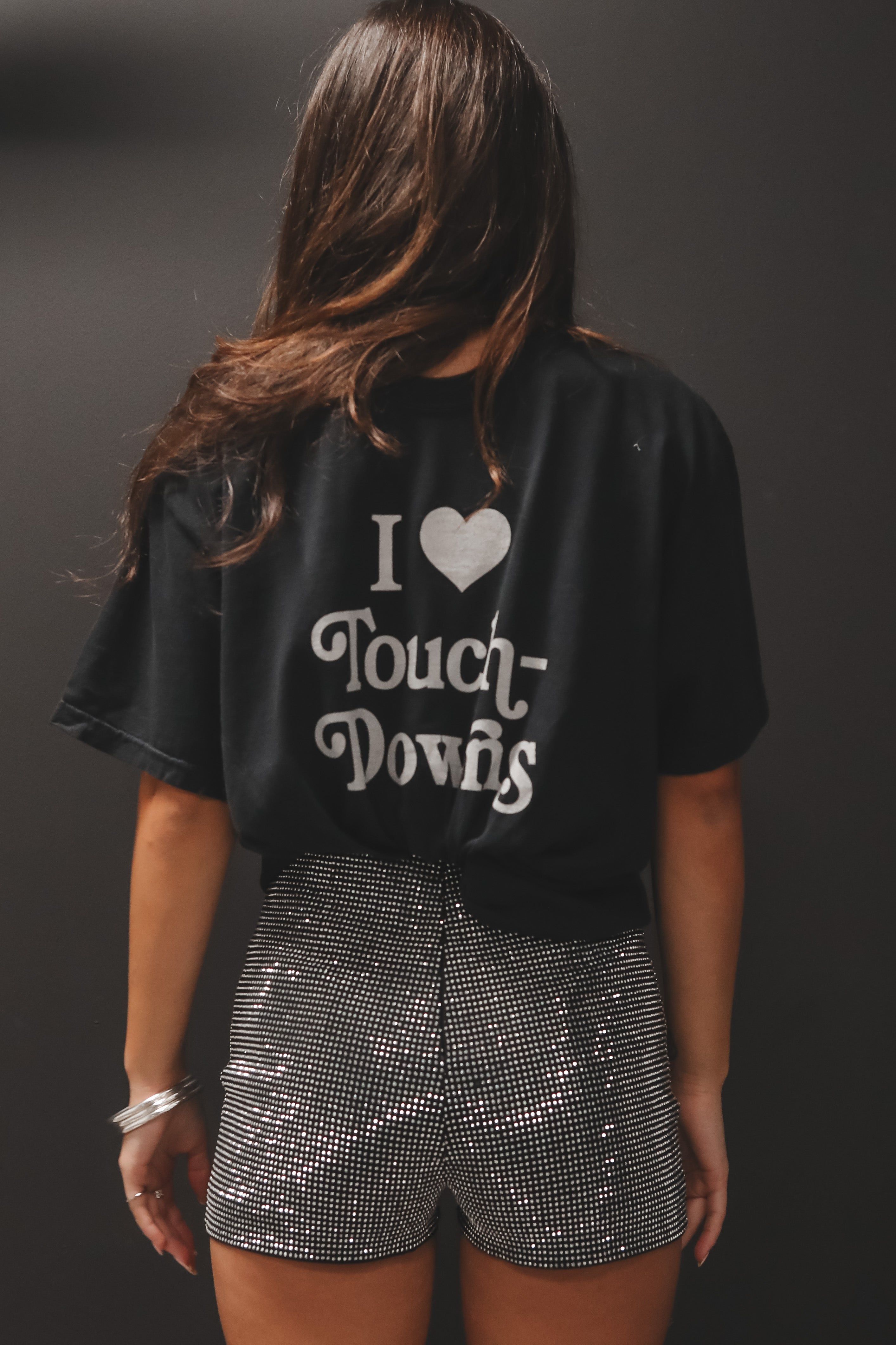 CHARLIE SOUTHERN I Love Touchdowns Graphic Tee sold by Amazing Lace product image thumbnail 4
