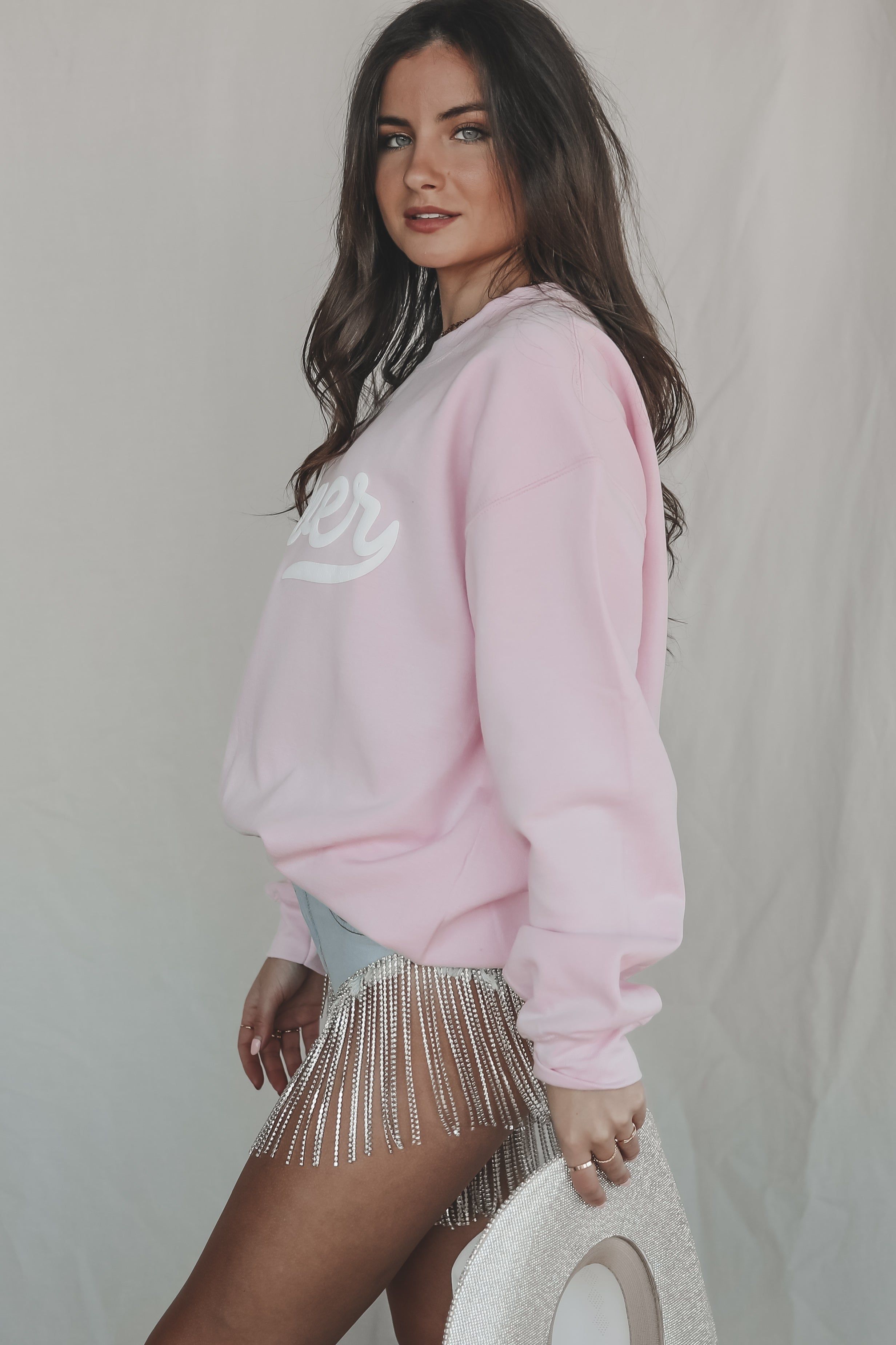 In Our Lover Pink Pullover sold by Amazing Lace product image thumbnail 4