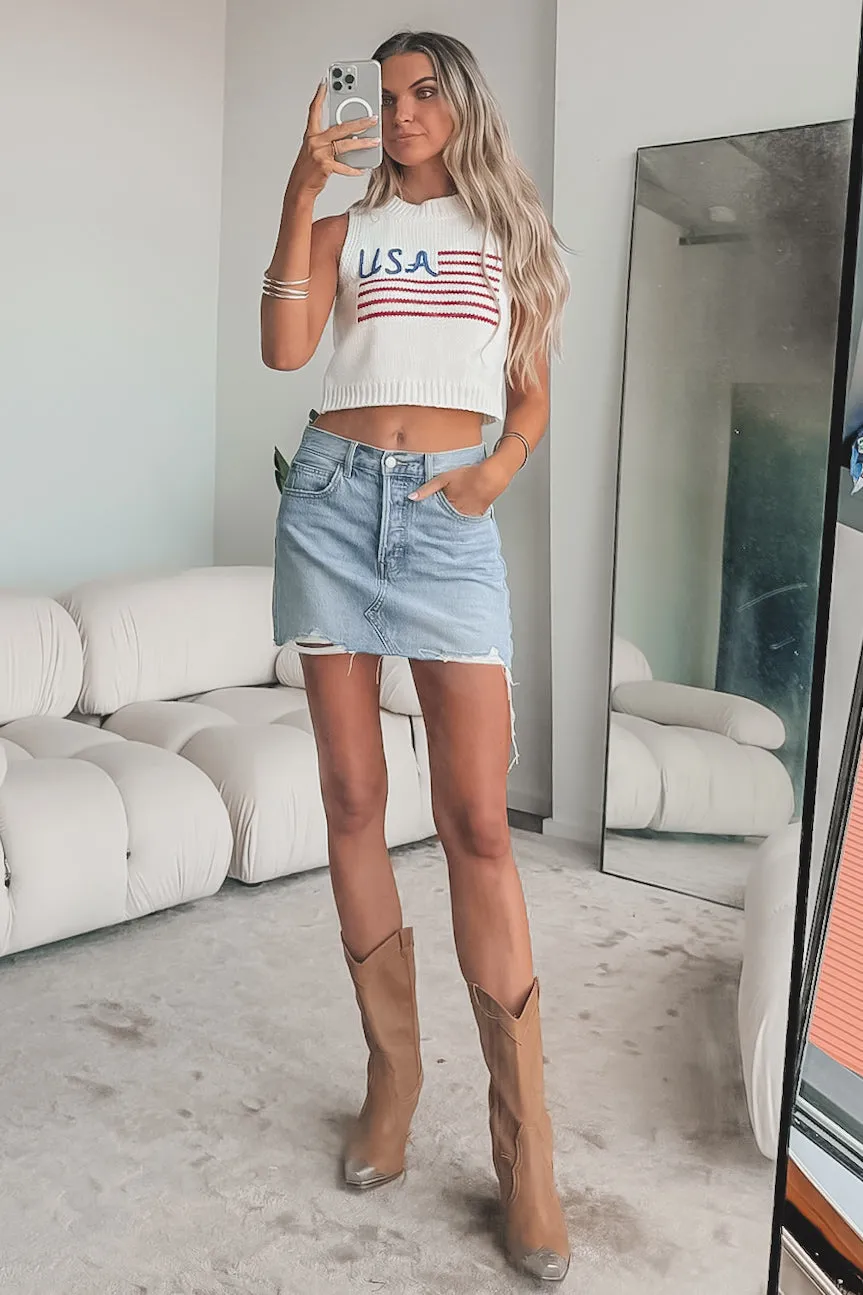 Pride And Pretty USA Knit Tank sold by Amazing Lace product image thumbnail 5