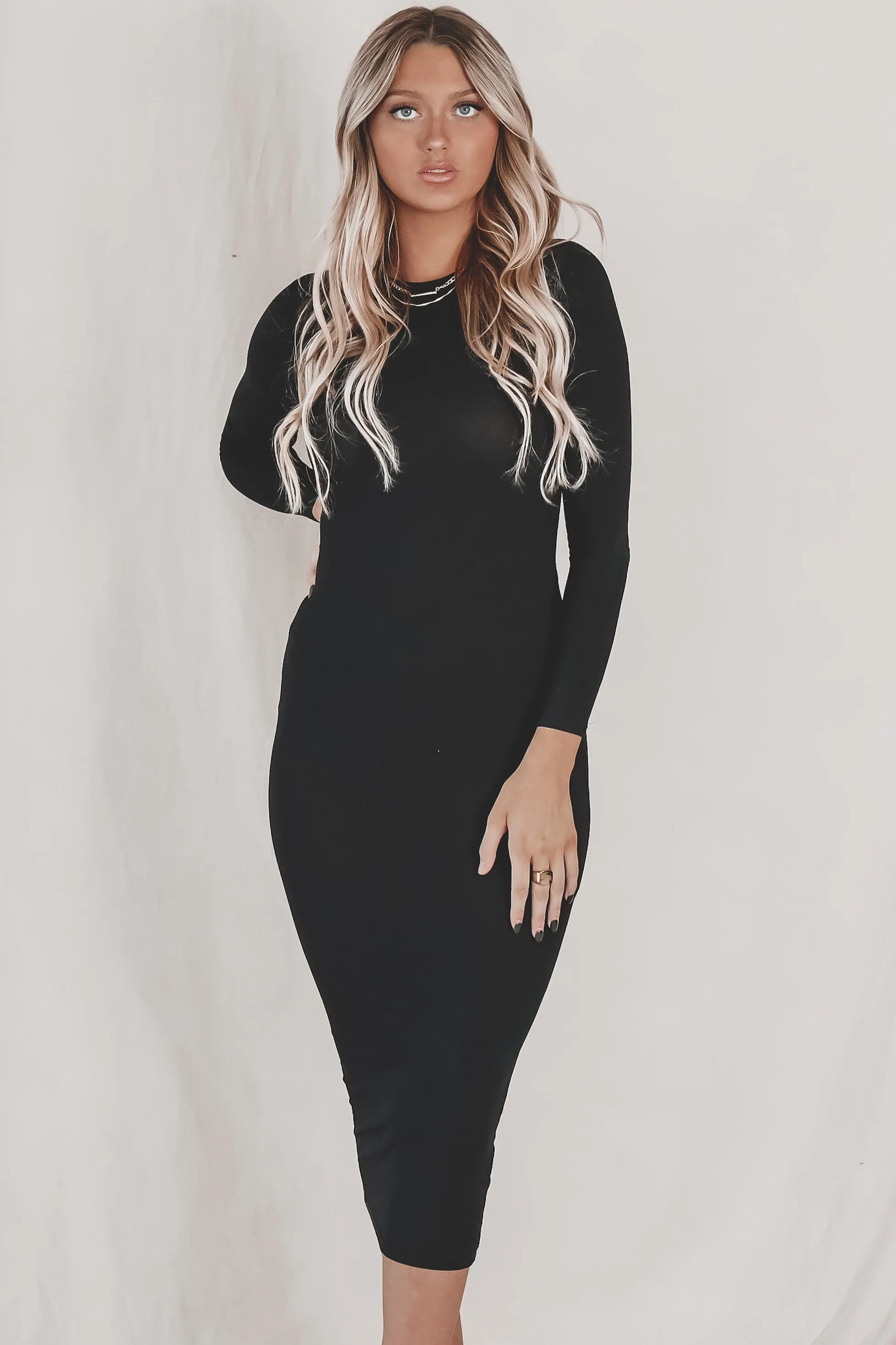 DEAL BAYSE Maxi Dress - Black sold by Amazing Lace