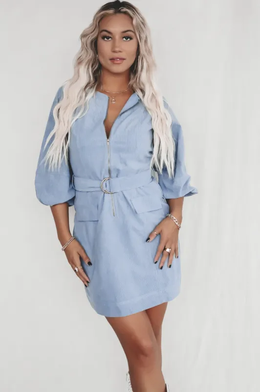 MINKPINK Thea Belted Corduroy Mini Dress sold by Amazing Lace