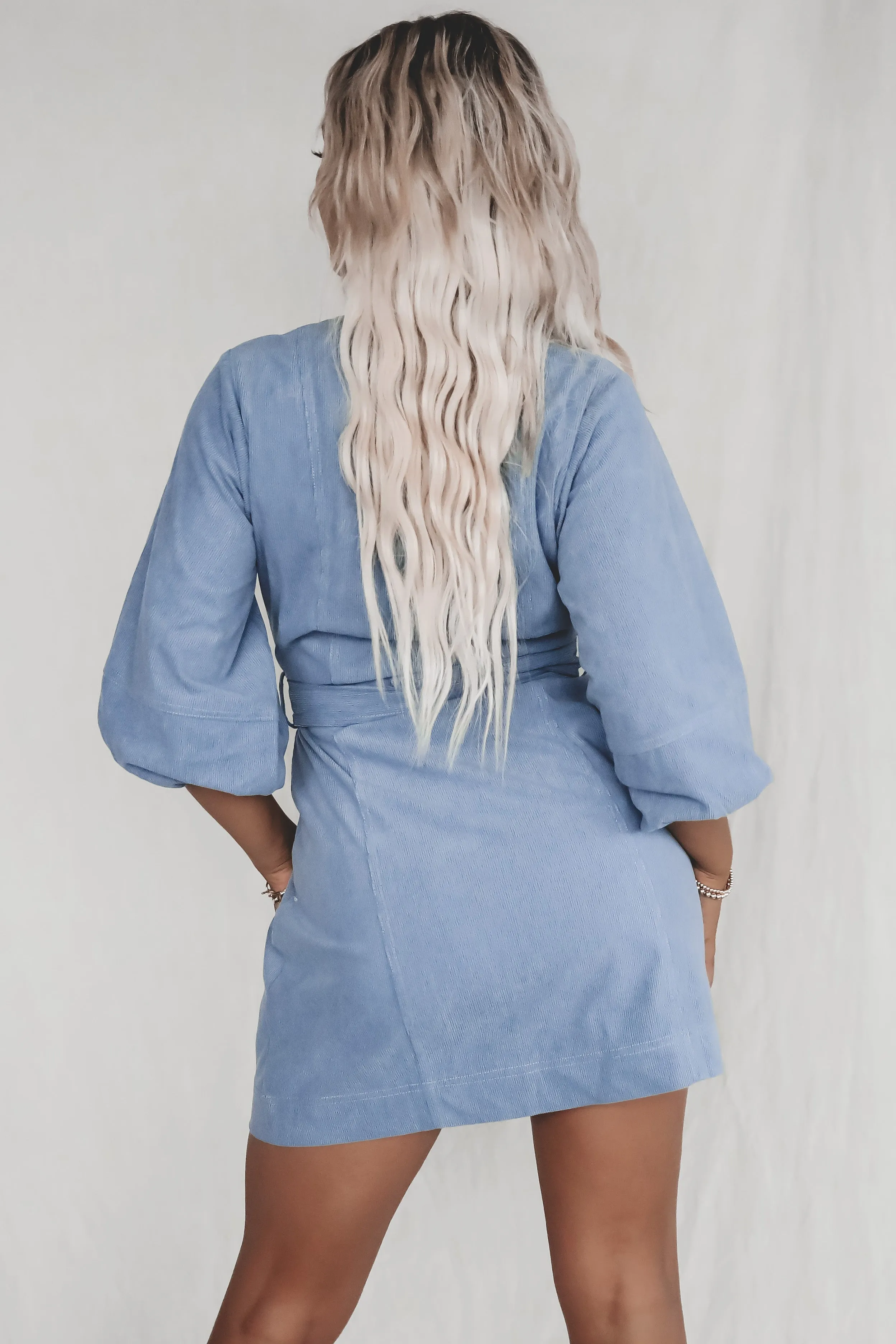 MINKPINK Thea Belted Corduroy Mini Dress sold by Amazing Lace product image thumbnail 2