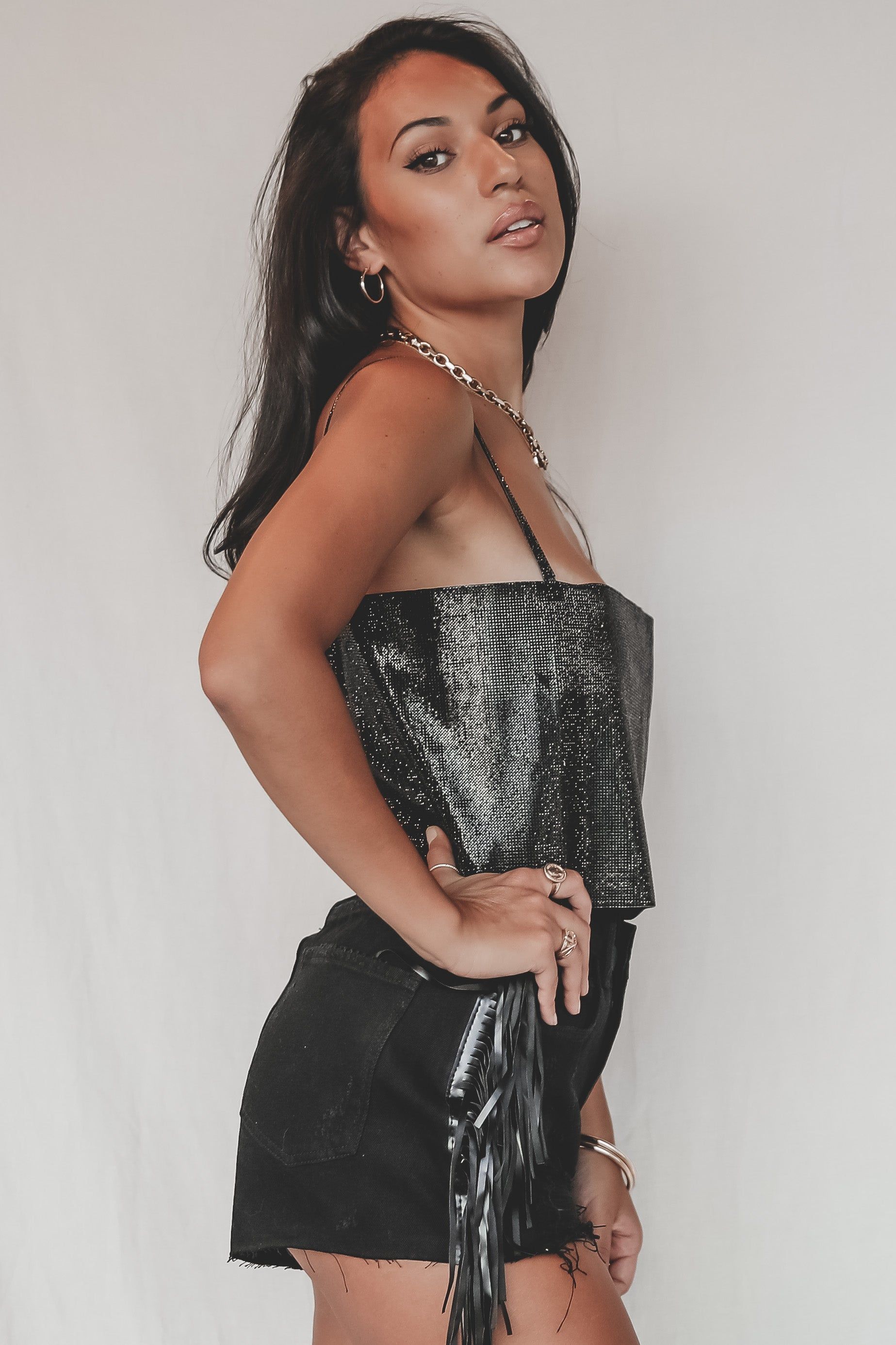 BUDDYLOVE Girly Girl Rhinestone Top sold by Amazing Lace product image thumbnail 13