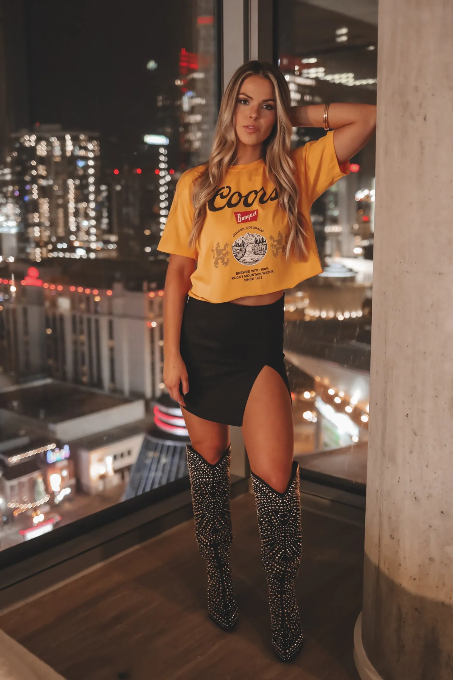 Coors Banquet Distressed Graphic Rodeo Tee sold by Amazing Lace product image thumbnail 5