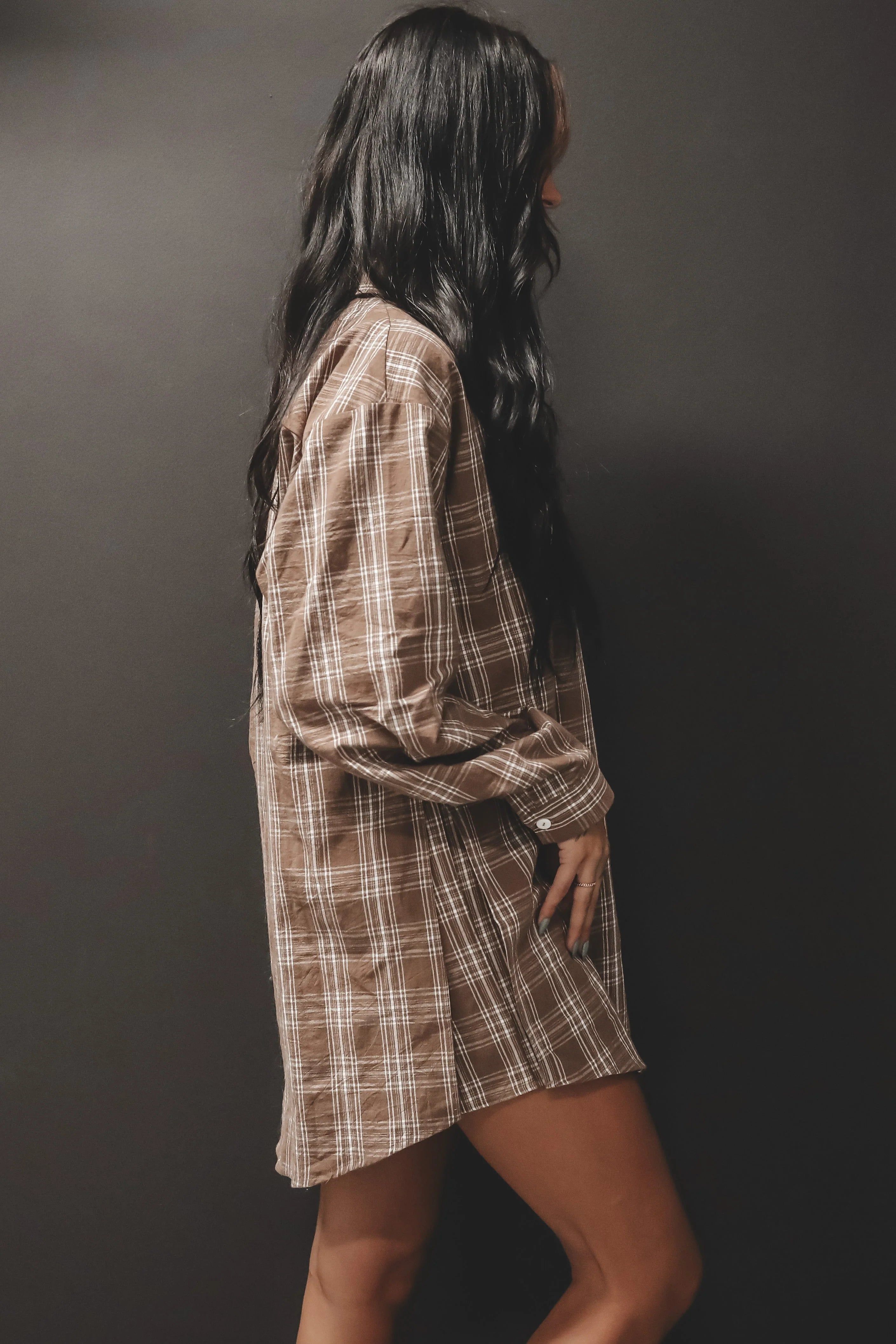 HOLIDAY DEAL 60% OFF ❄️☃️ Cute Girl Cute Toffee Oversized Flannel Romper sold by Amazing Lace product image thumbnail 8