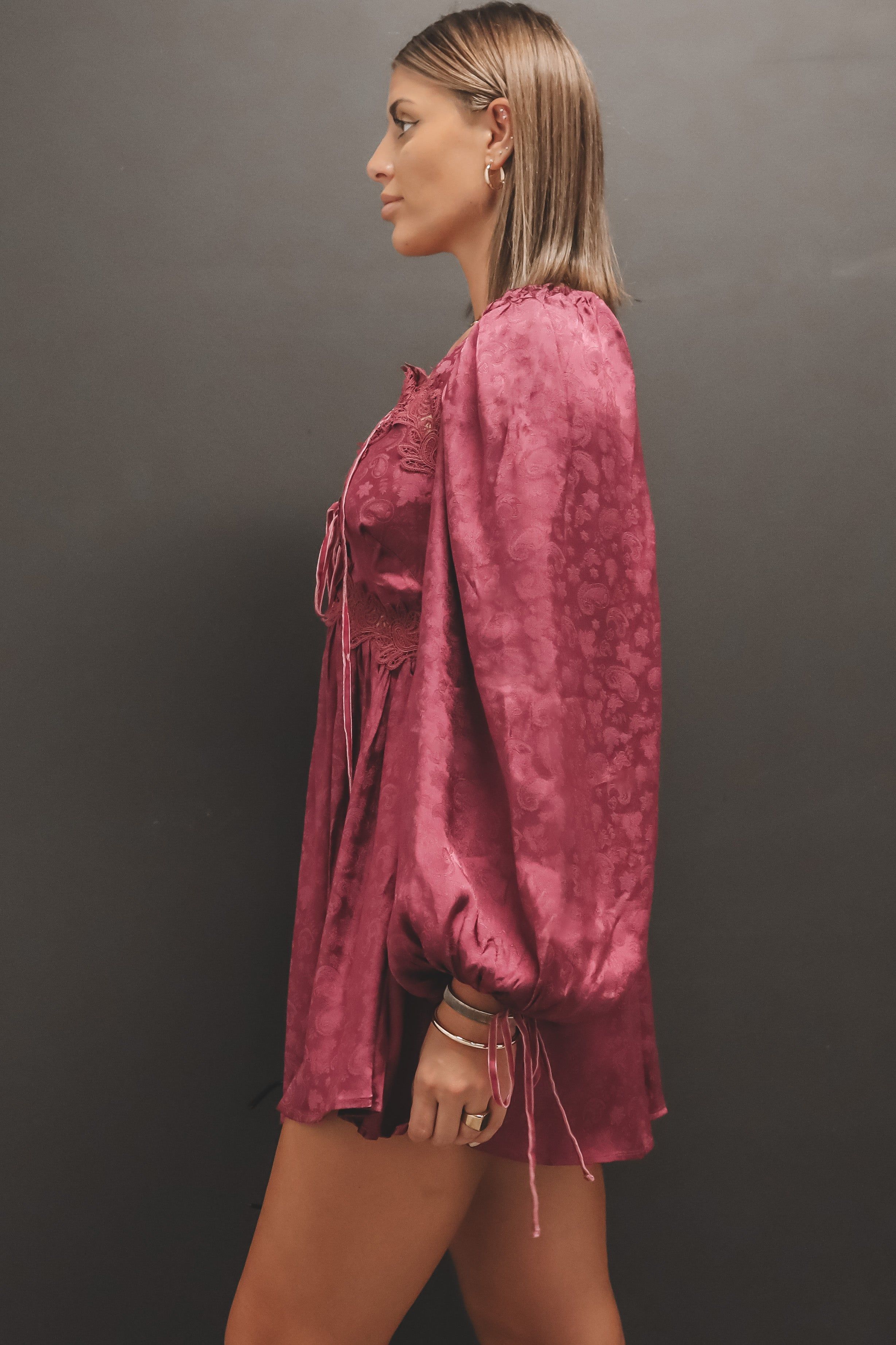 FOR LOVE & LEMONS Henley Mini Dress sold by Amazing Lace product image thumbnail 5