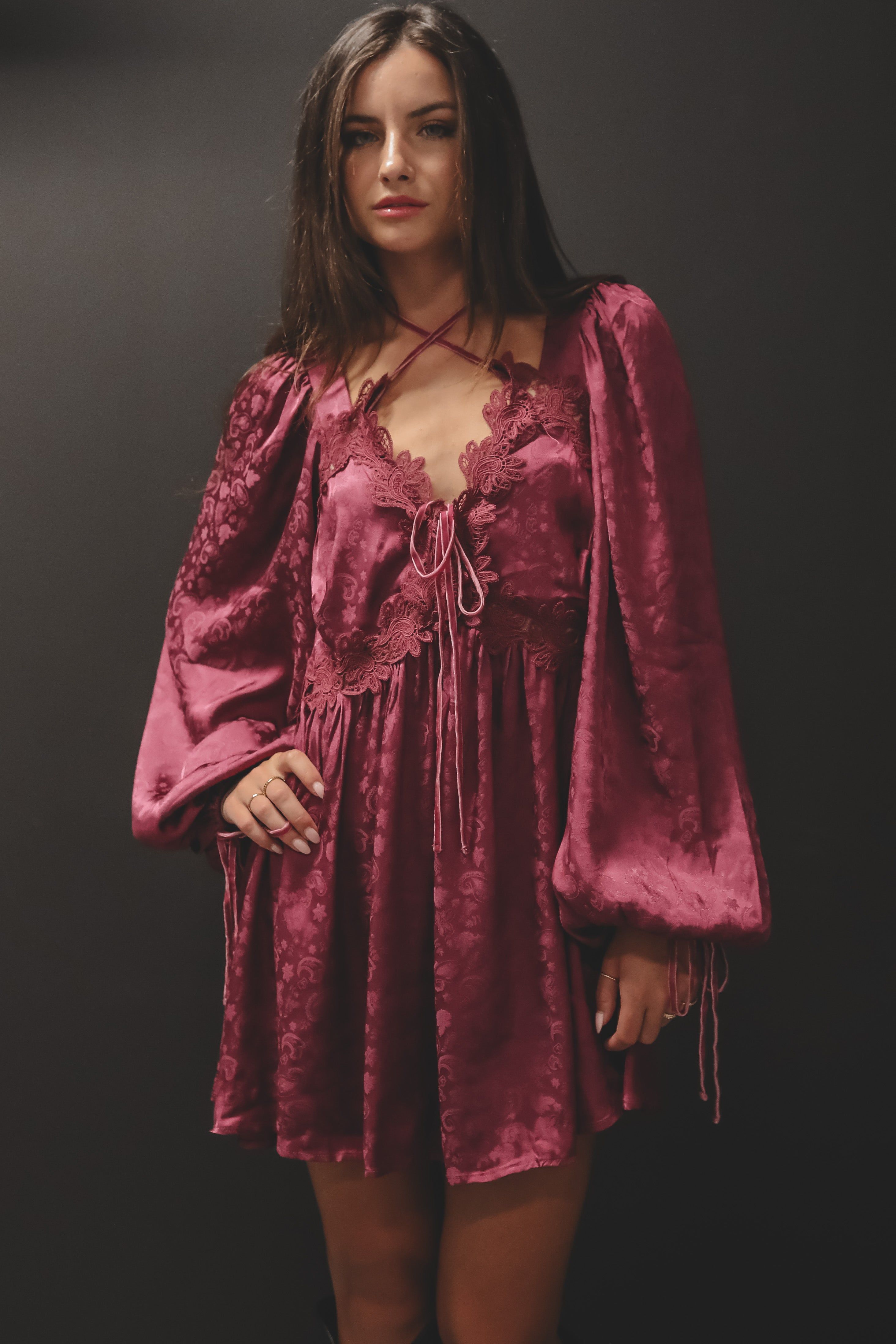 FOR LOVE & LEMONS Henley Mini Dress sold by Amazing Lace