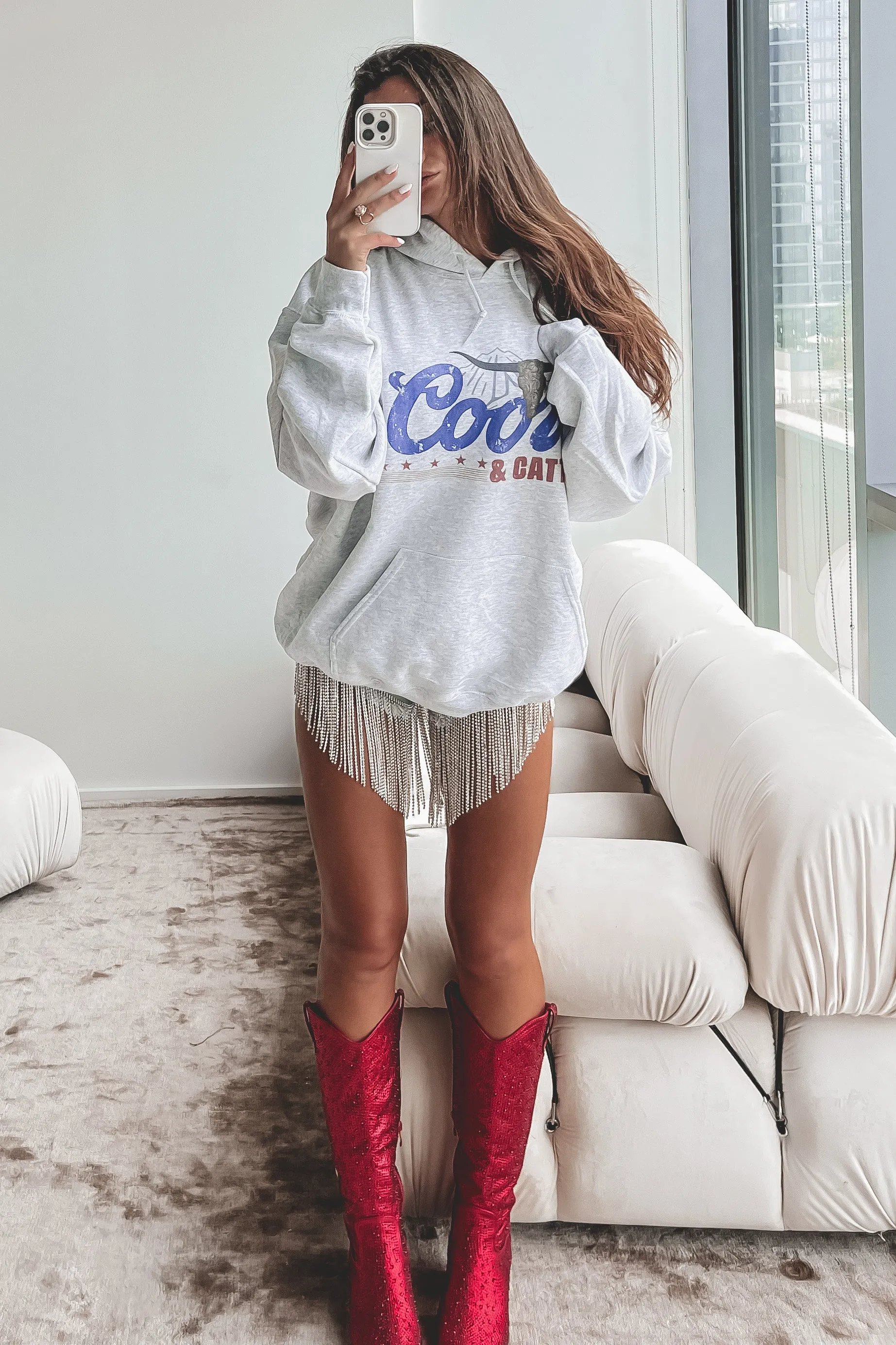 A Good Day For A Coors Gray Hoodie sold by Amazing Lace product image thumbnail 5