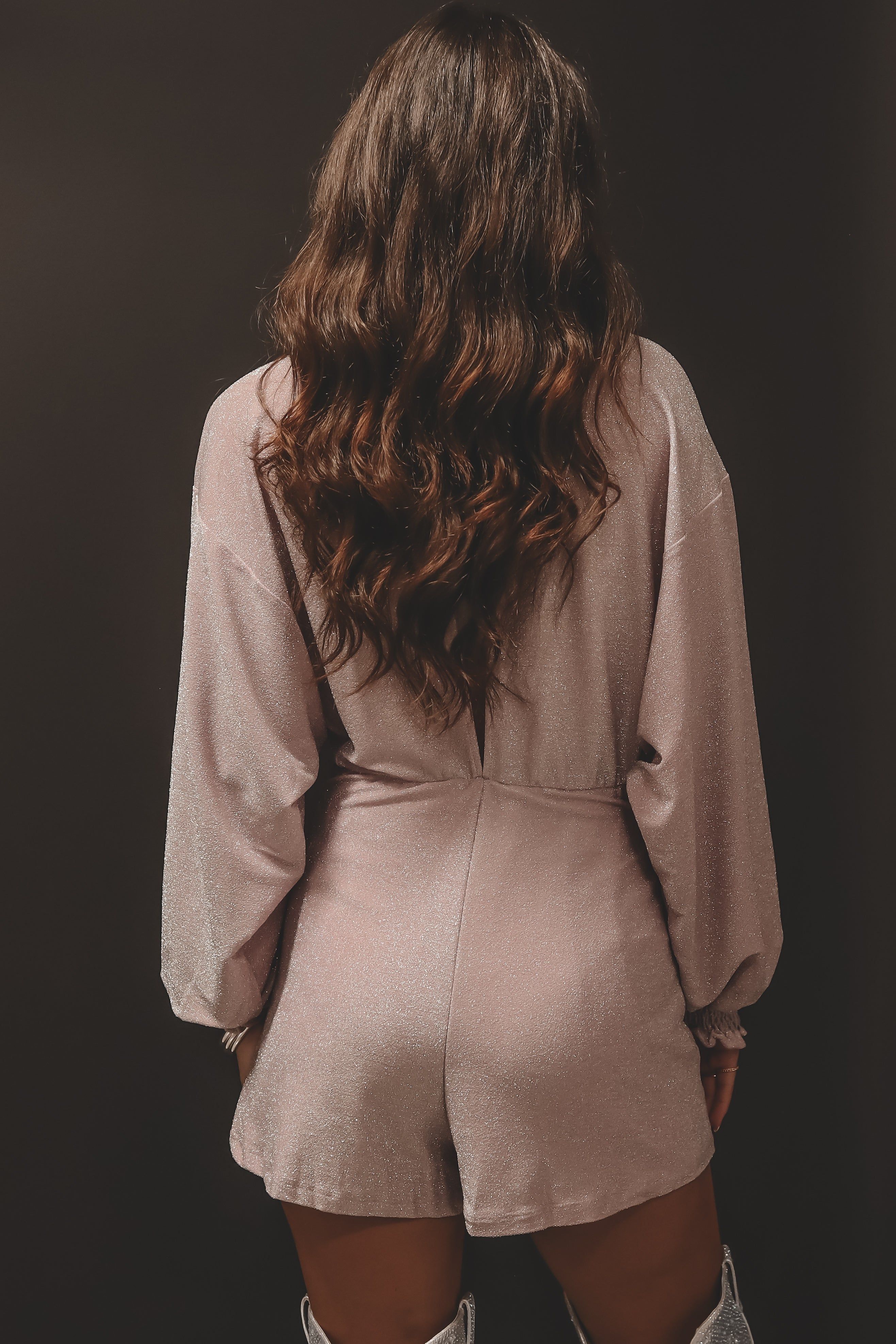 HOLIDAY DEAL 60% OFF ❄️☃️ SNOWFLAKE KISSES Sparkly Purple Romper sold by Amazing Lace product image thumbnail 2