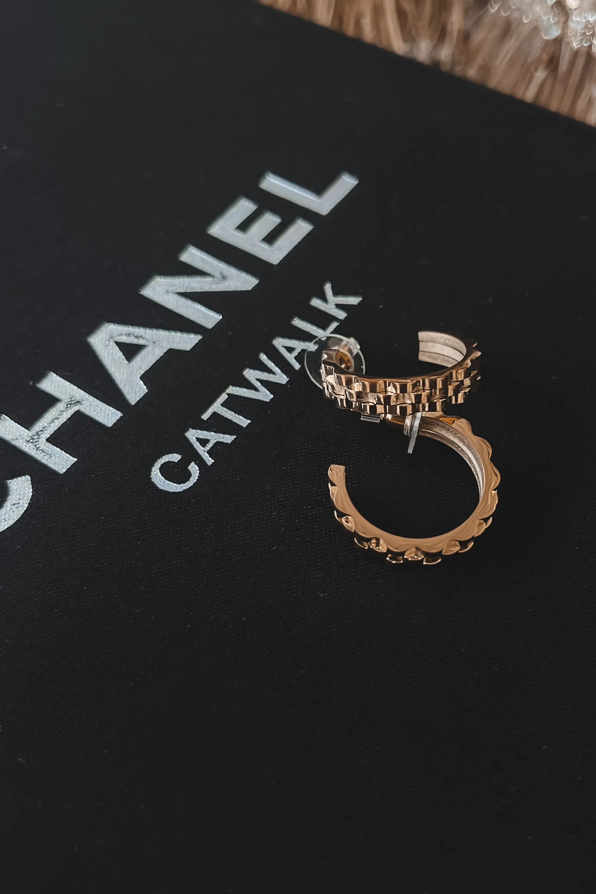 Always On Gold Hoop Earrings sold by Amazing Lace