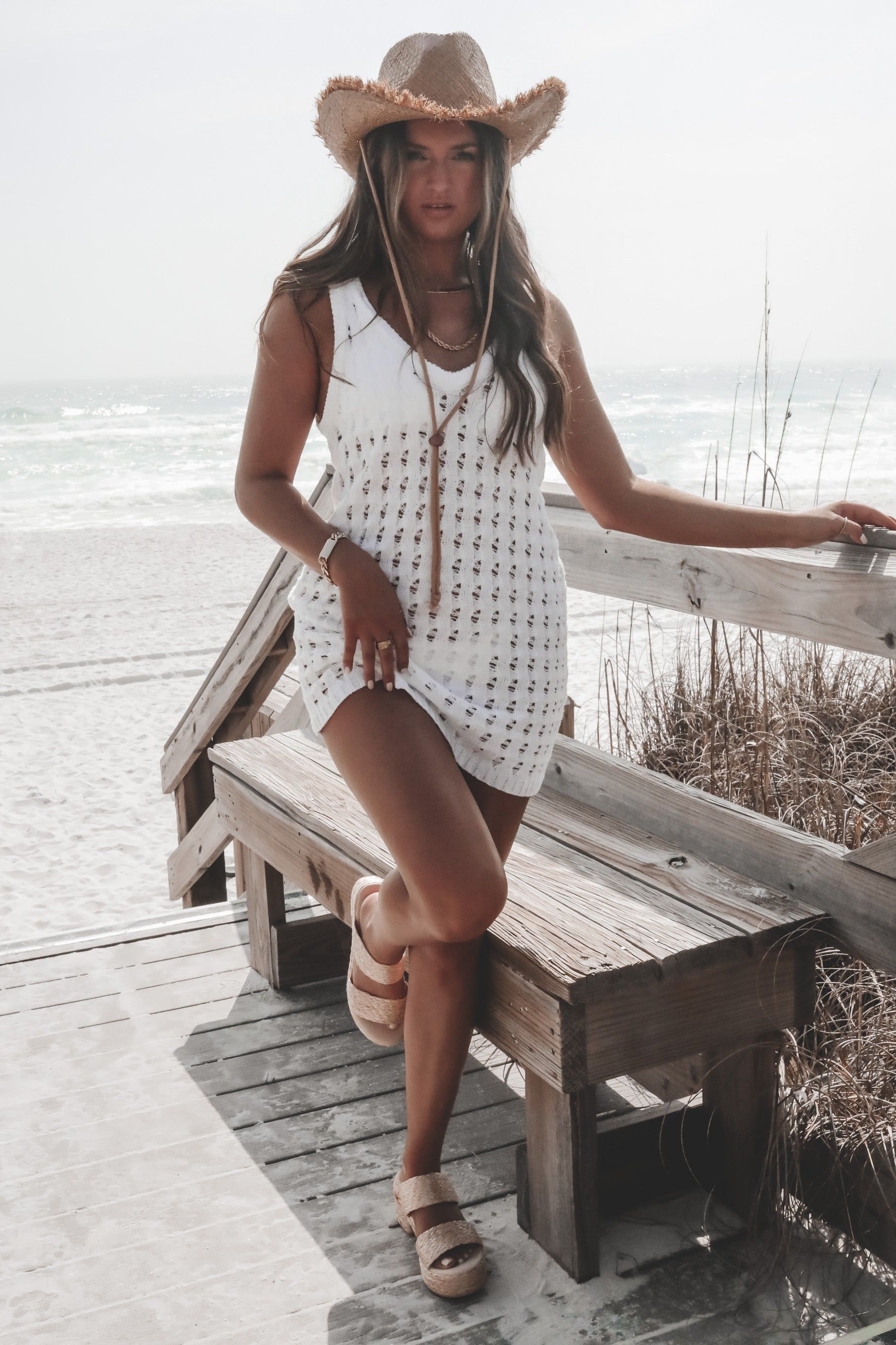 My Best Beach Crochet Knit Dress sold by Amazing Lace product image thumbnail 11