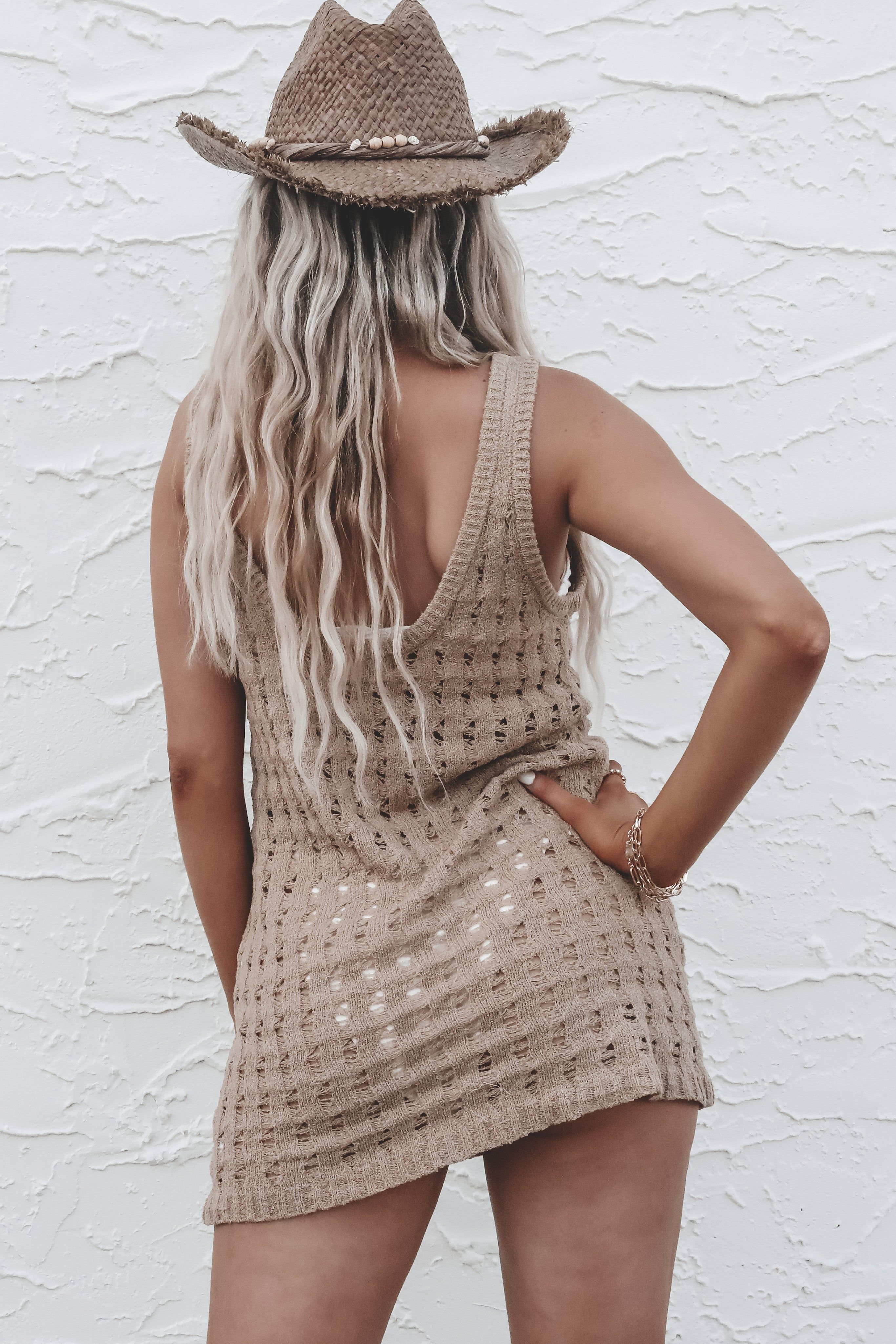 My Best Beach Crochet Knit Dress sold by Amazing Lace product image thumbnail 4