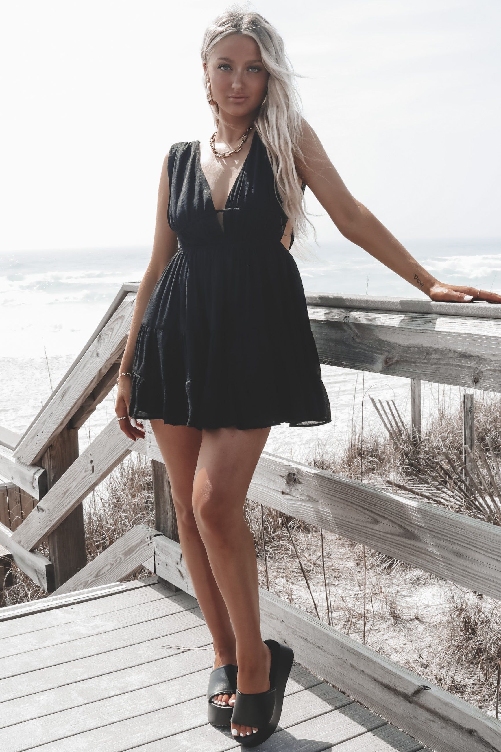 Taking Time In The Sun Tiered Dress sold by Amazing Lace product image thumbnail 13