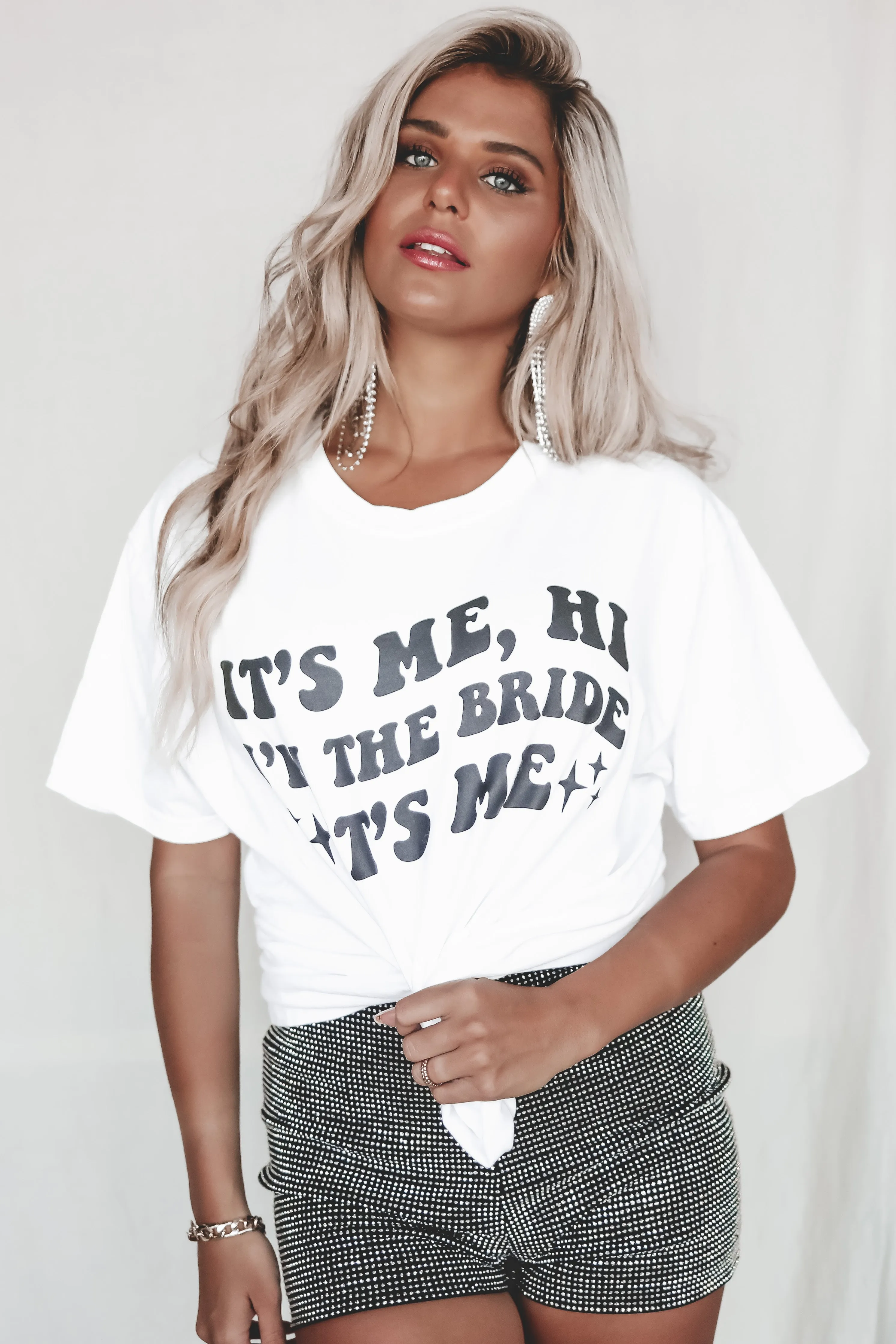 It's Me I'm The Bride Graphic Tee sold by Amazing Lace product image thumbnail 3