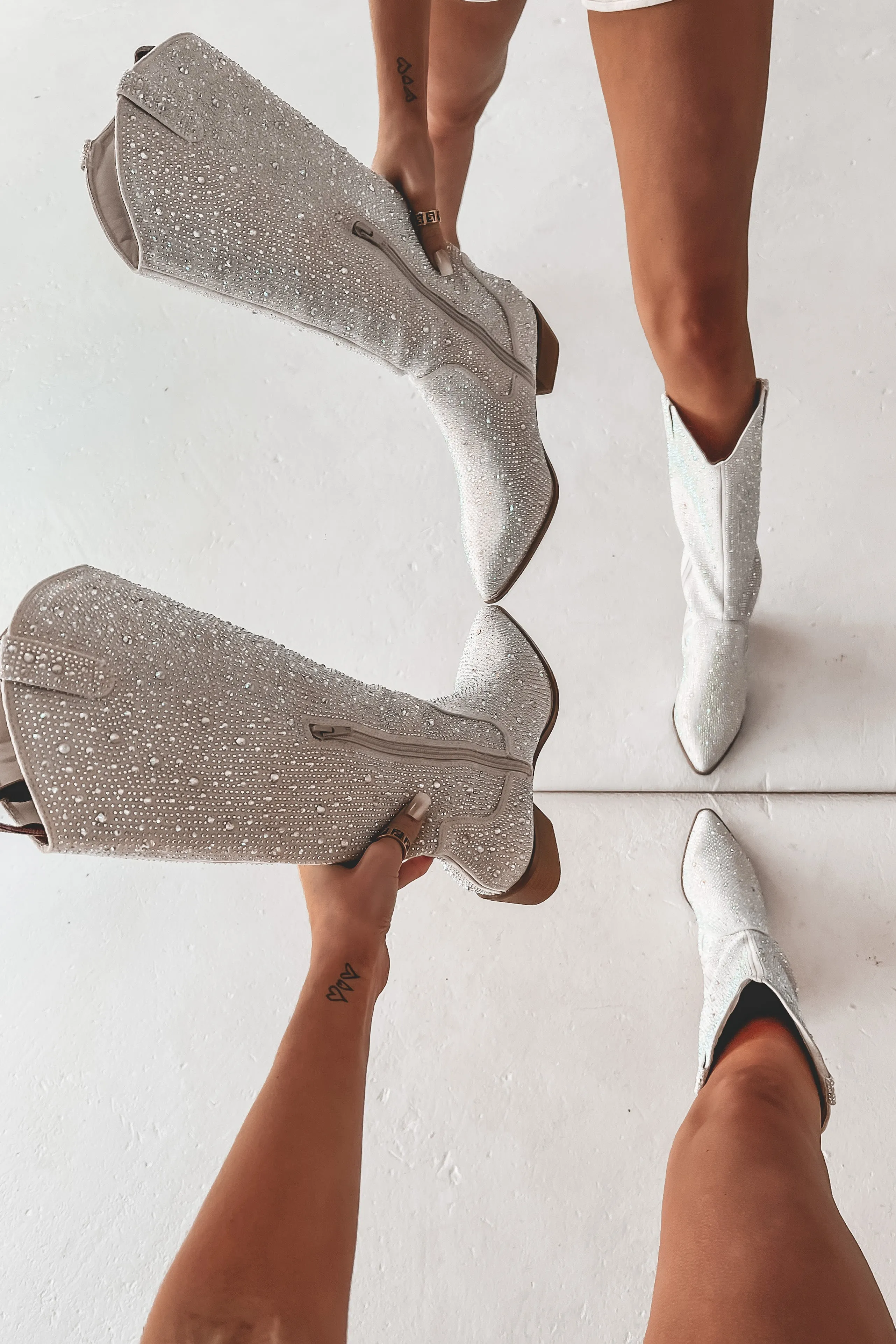 Sparkle My Way Around Town Tall Western Boots sold by Amazing Lace