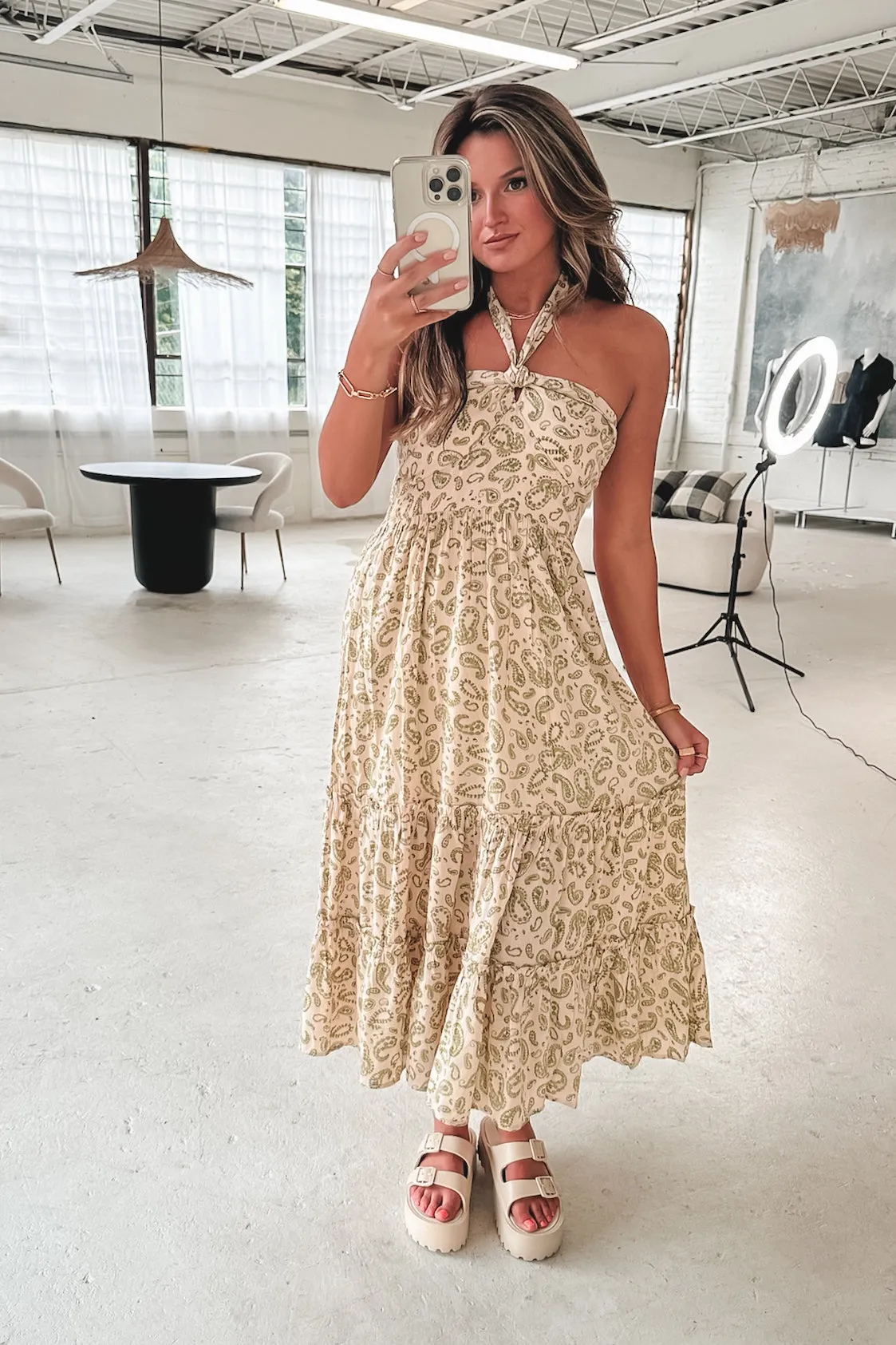 Take Me To A Resort Printed Midi sold by Amazing Lace product image thumbnail 5