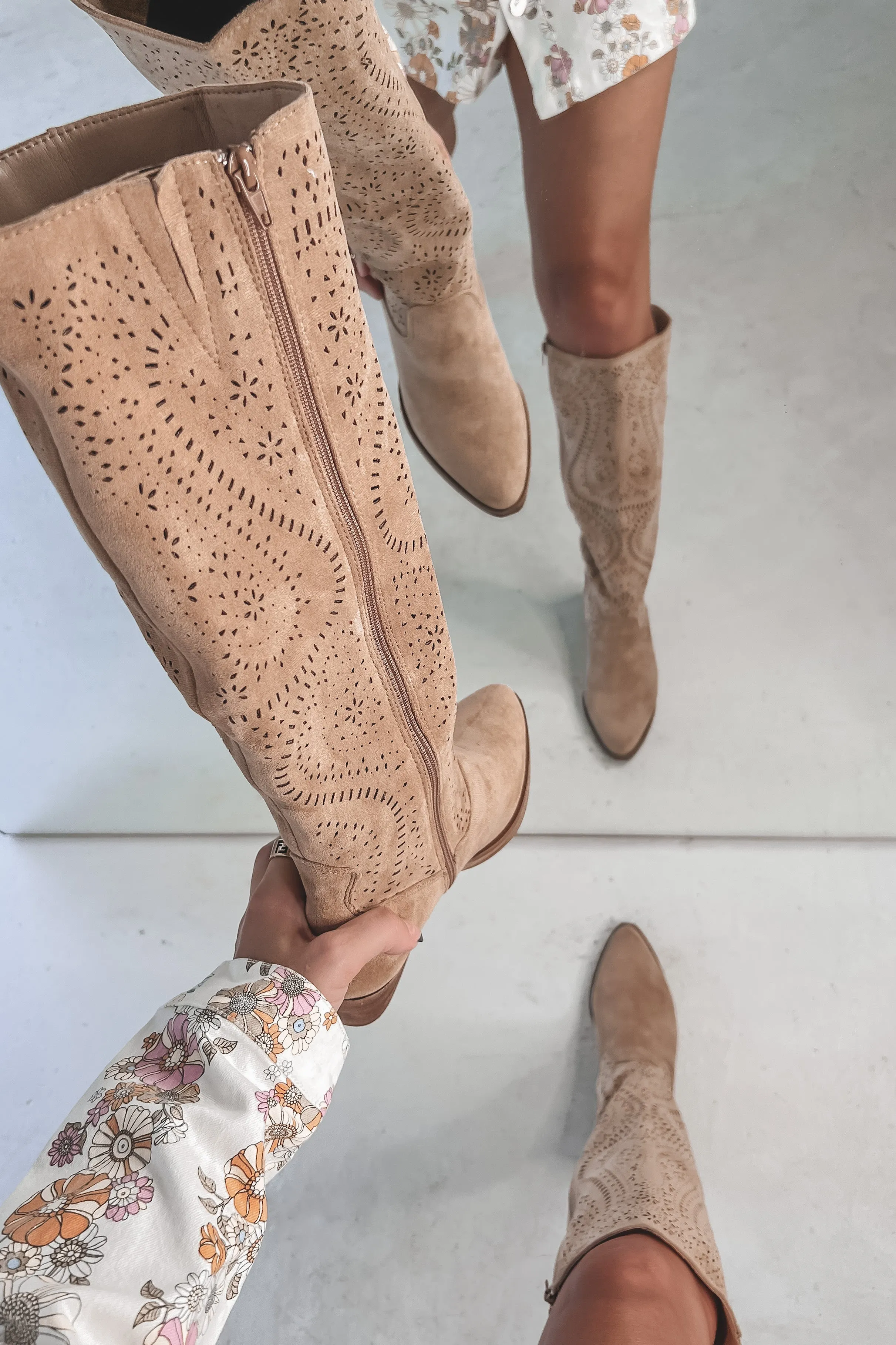DEAL Stuck In My Ways Western Suede Boot sold by Amazing Lace product image thumbnail 3