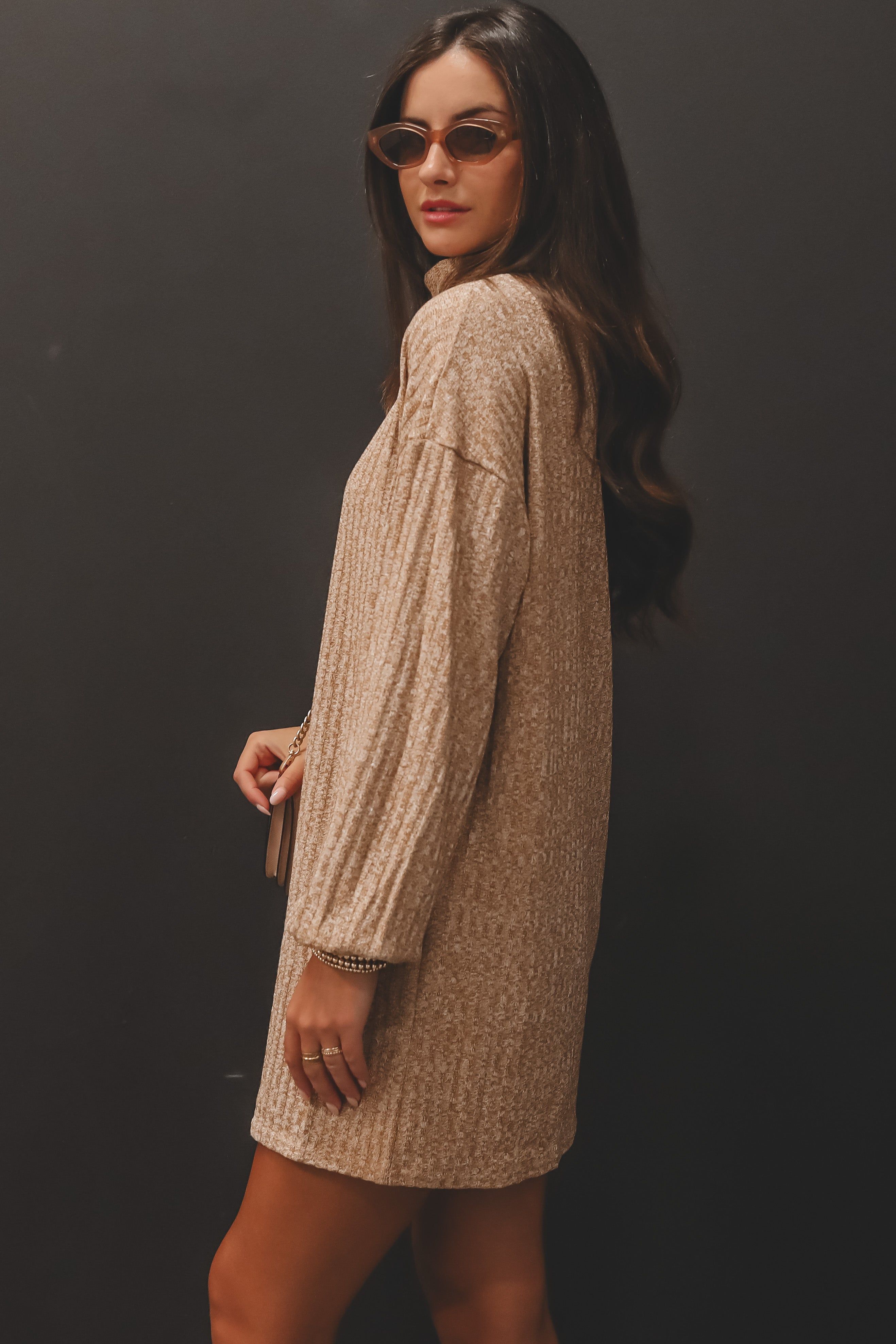 SADIE & SAGE Jessa Turtleneck Mini Dress sold by Amazing Lace product image thumbnail 3