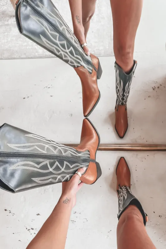DEAL MATISSE Alpine Two Tone Western Boots sold by Amazing Lace
