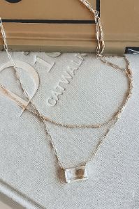 Not Leaving The House Without Gold Double Cain Necklace sold by Amazing Lace