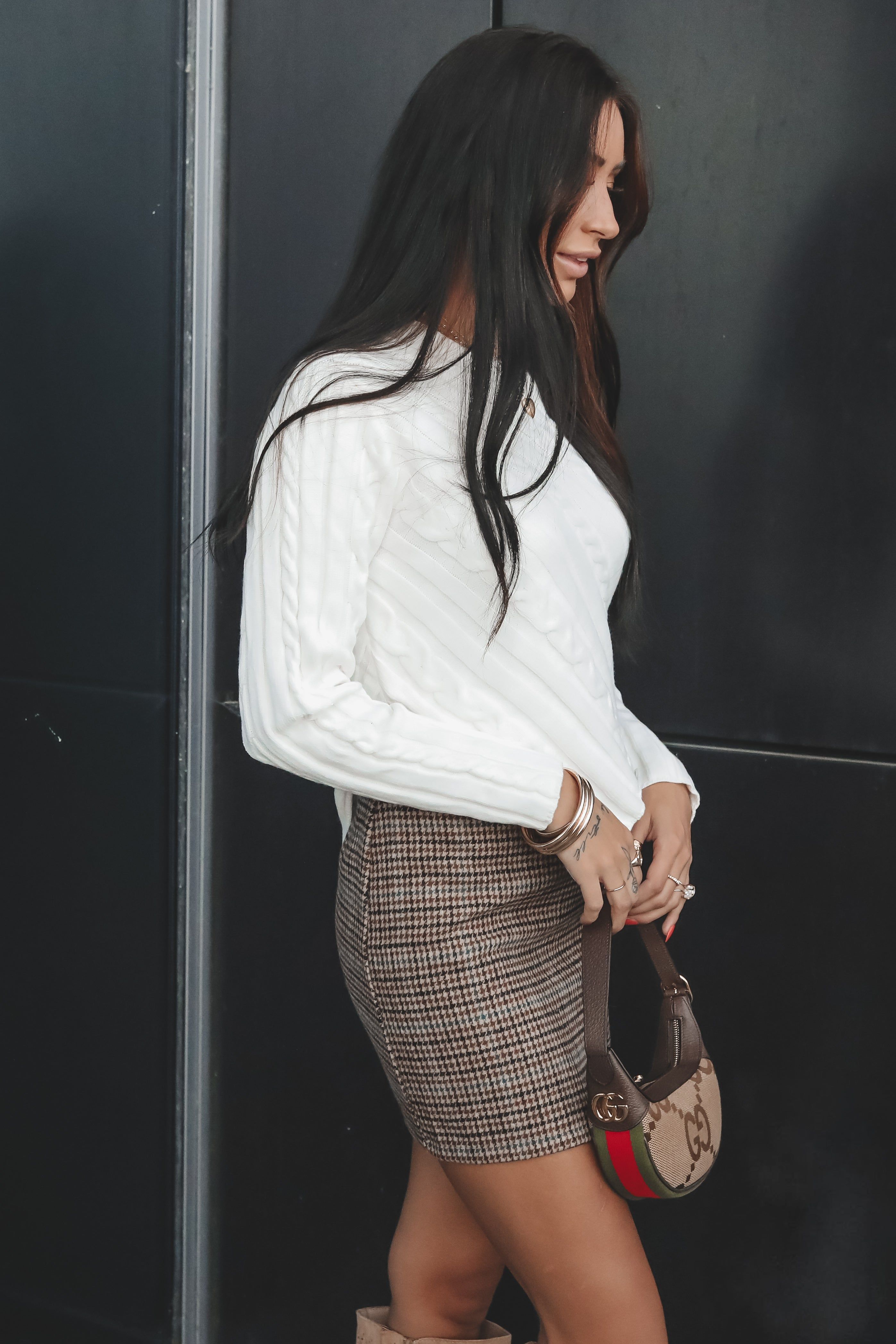 DEAL Not Your Average Sweater Triangle Cut Sweater Top sold by Amazing Lace product image thumbnail 3