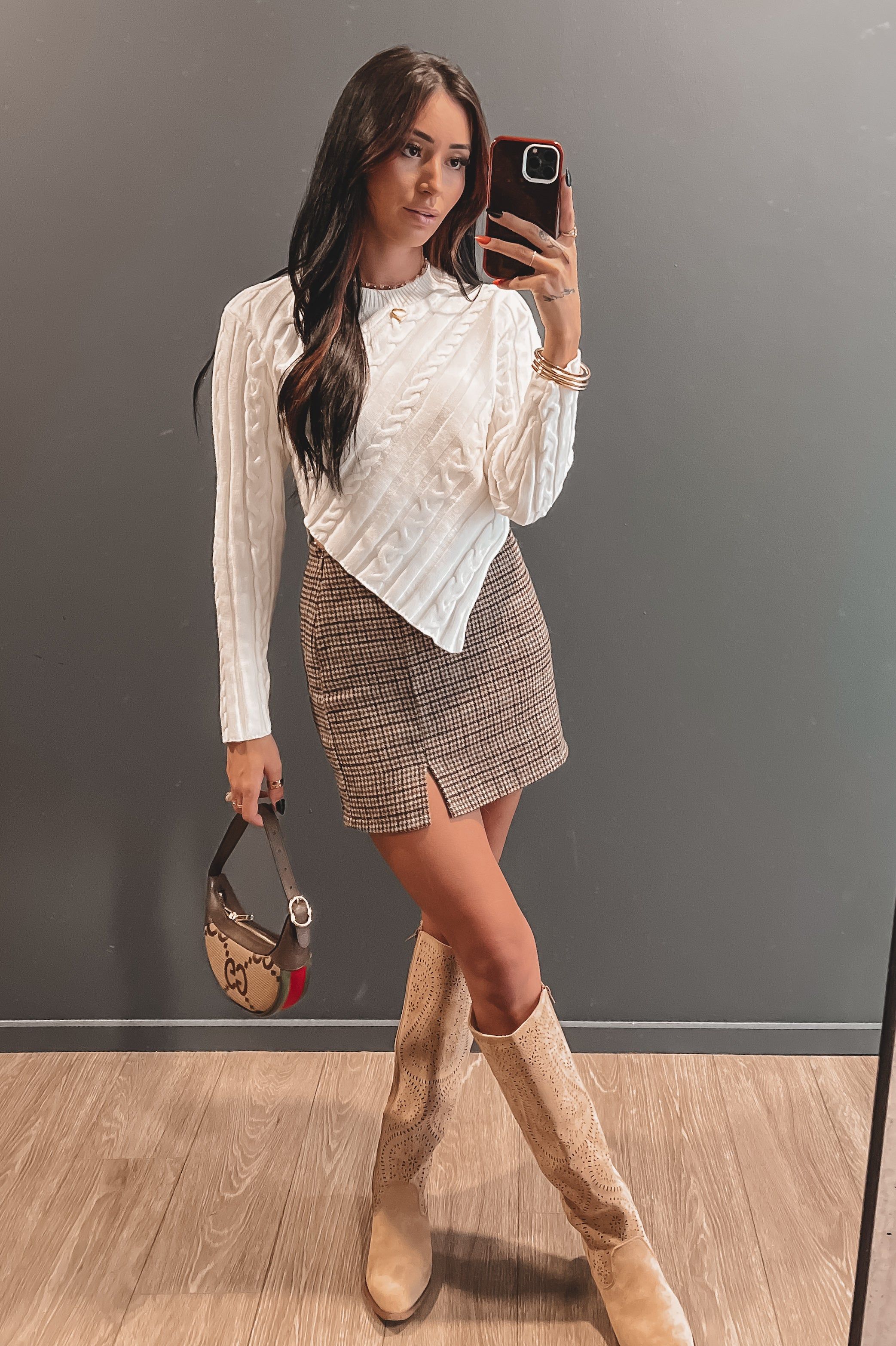 DEAL Not Your Average Sweater Triangle Cut Sweater Top sold by Amazing Lace product image thumbnail 5