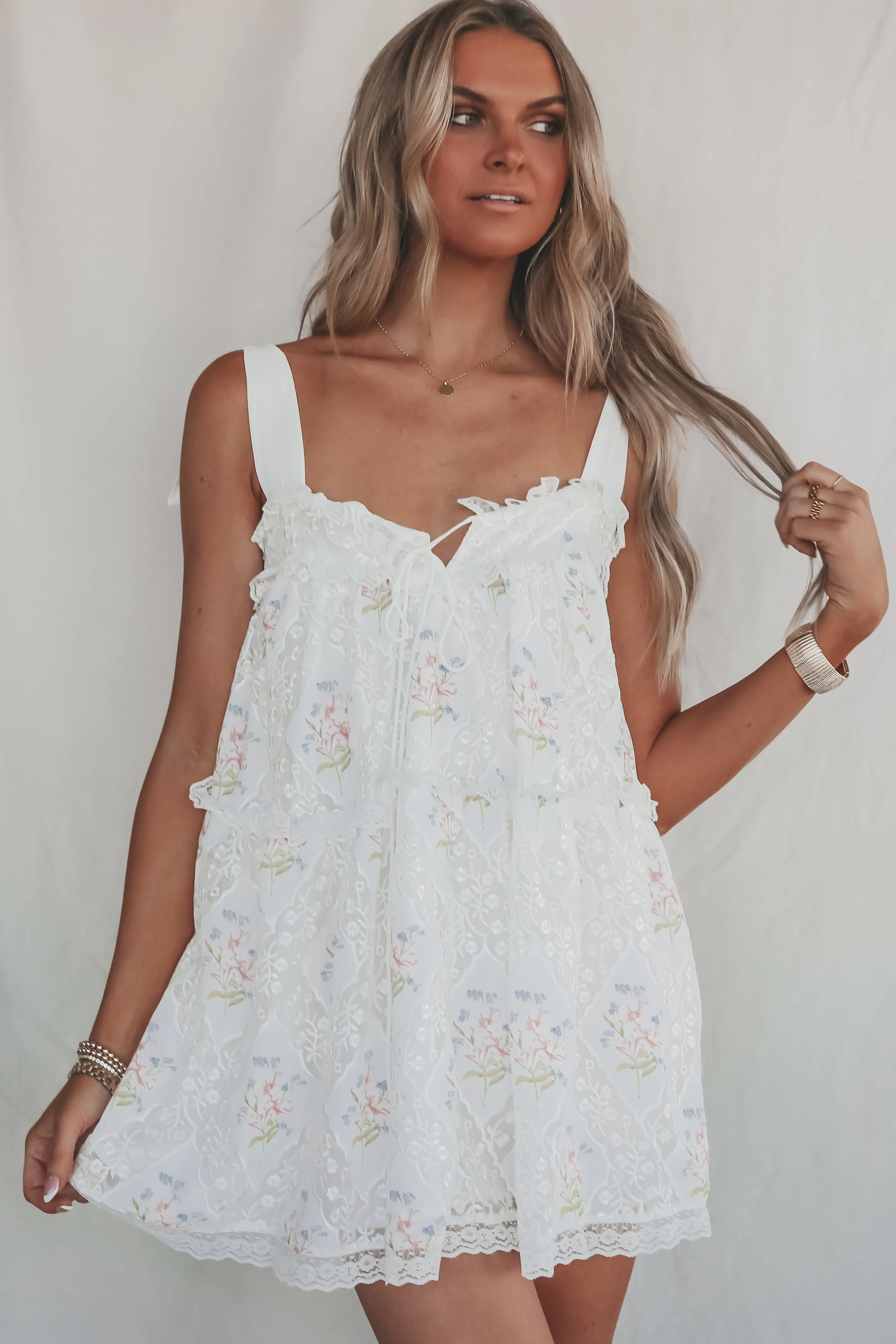 FOR LOVE & LEMONS Dakota Mini Dress sold by Amazing Lace product image thumbnail 5