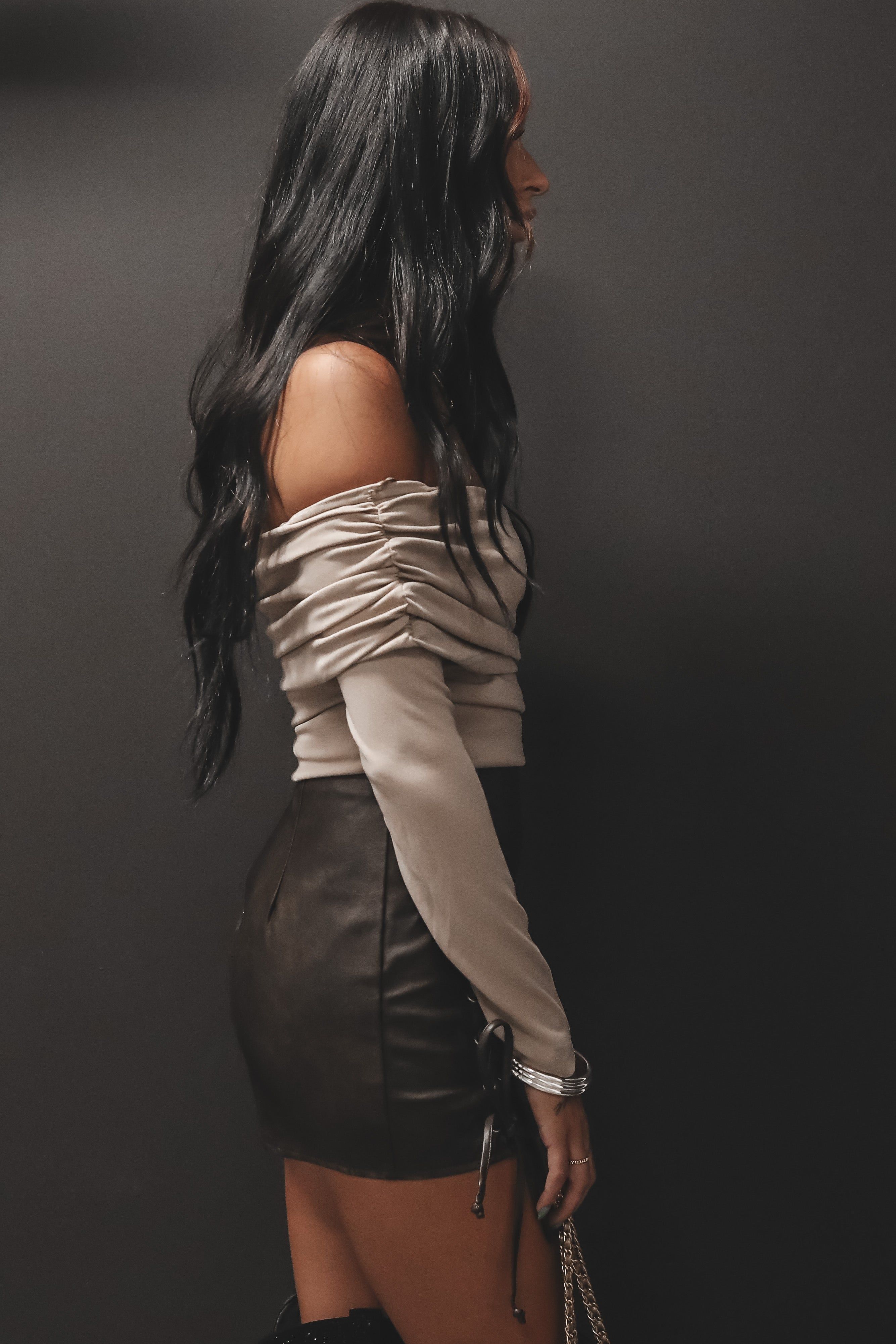 HOLIDAY DEAL Give A Little Attitude Off The Shoulder Top sold by Amazing Lace product image thumbnail 4