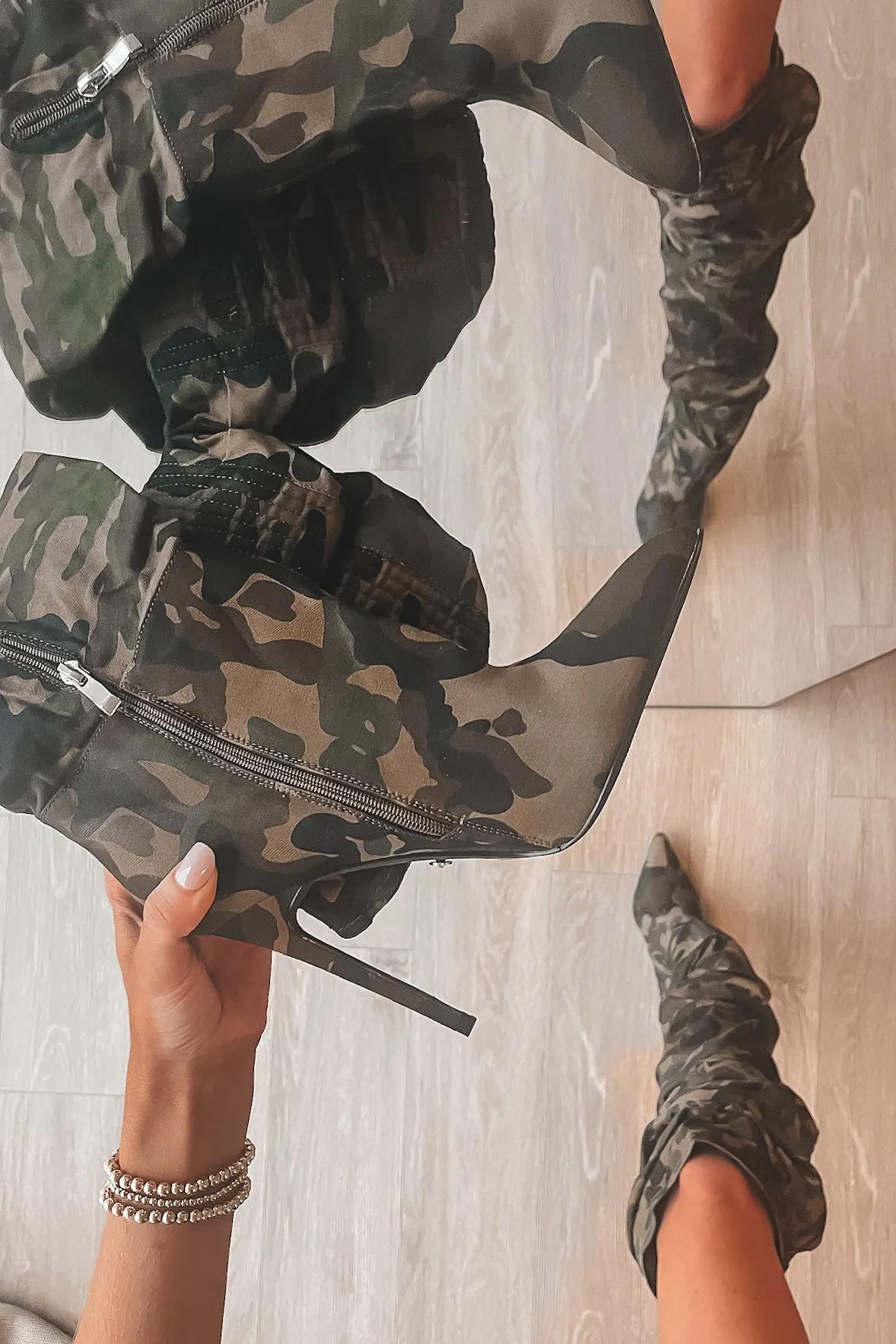 DEAL Bringing The Attitude Camo Stilleto Boot sold by Amazing Lace product image thumbnail 3