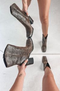 DOLVE VITA Falon Distressed Leather Moto Boots sold by Amazing Lace
