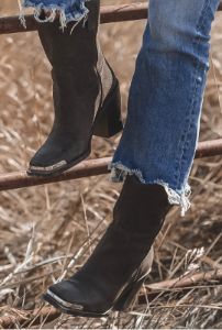 DOLVE VITA Falon Distressed Leather Moto Boots sold by Amazing Lace