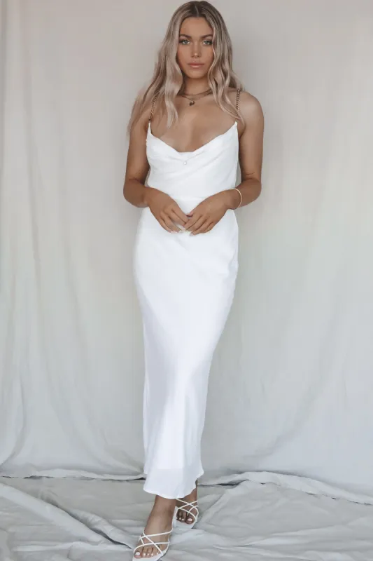 All Glitz All Glam White Maxi Dress sold by Amazing Lace