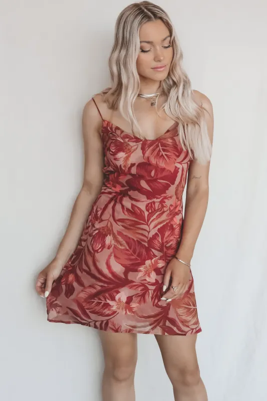 Queen Of The Tropics Sexy Slip Dress sold by Amazing Lace