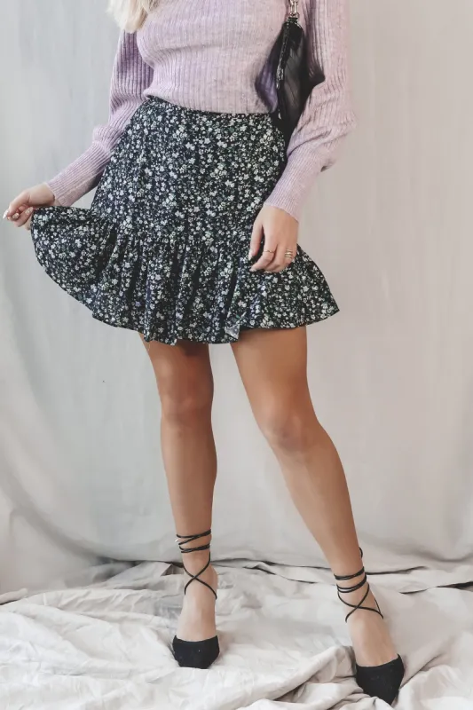 MINKPINK Rivera Frill Multi Mini Skirt sold by Amazing Lace