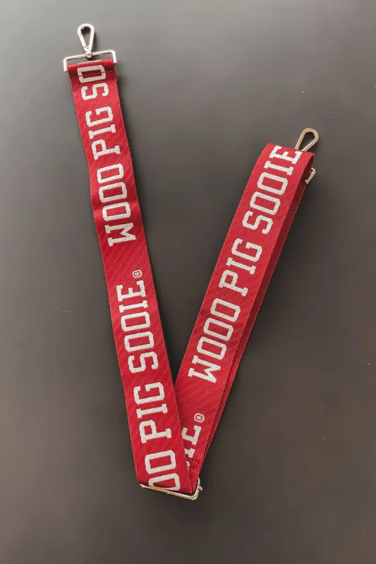 Wooo Pig Arkansas Game Day Purse Strap sold by Amazing Lace