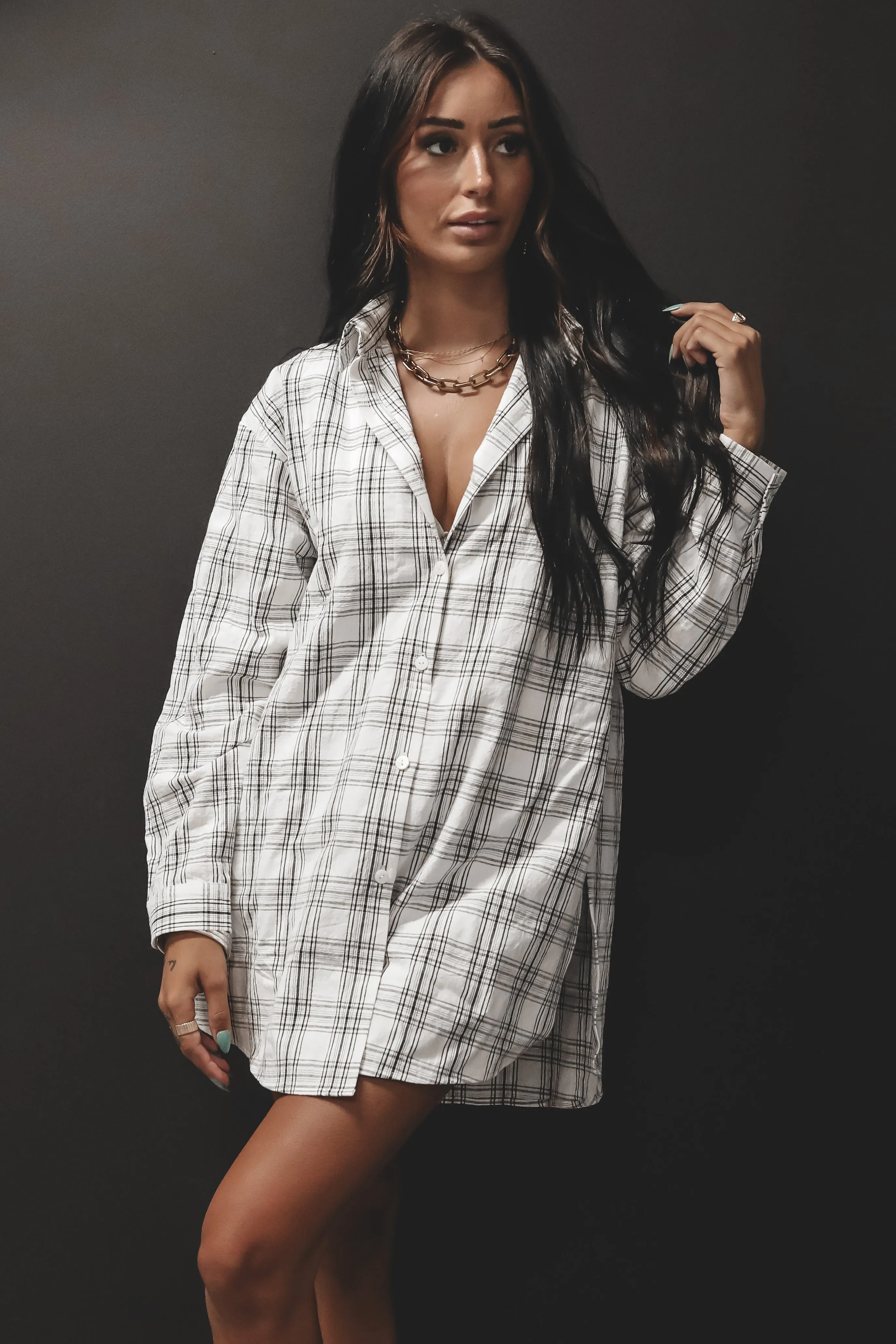 DEAL Cute Girl Cute Oversized Flannel Romper sold by Amazing Lace product image thumbnail 4