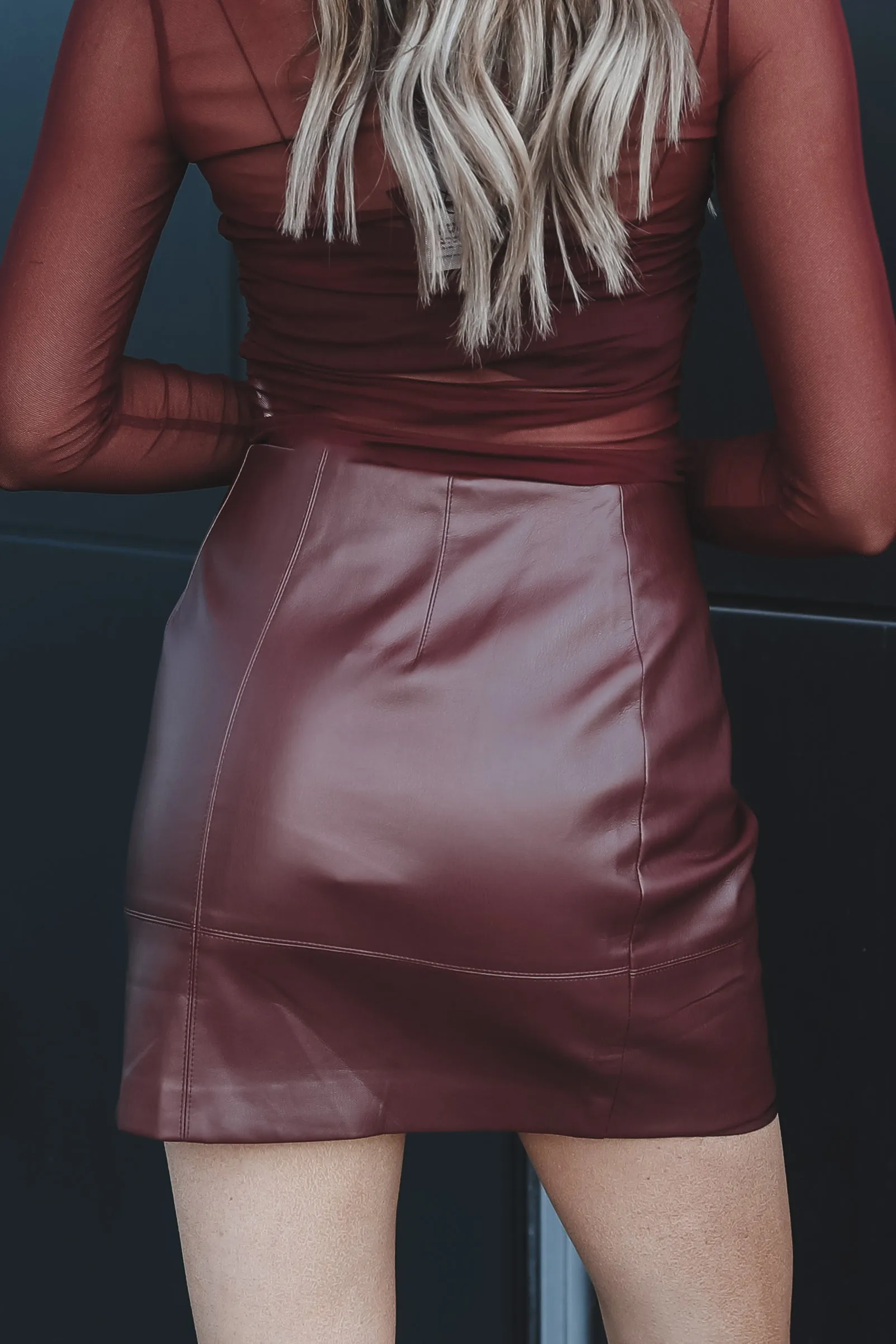 DEAL MINKPINK Kiara Pu Mini Skirt sold by Amazing Lace product image thumbnail 3