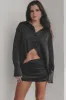 DEAL I Know Your Secrets Satin Two Piece Skirt Set sold by Amazing Lace